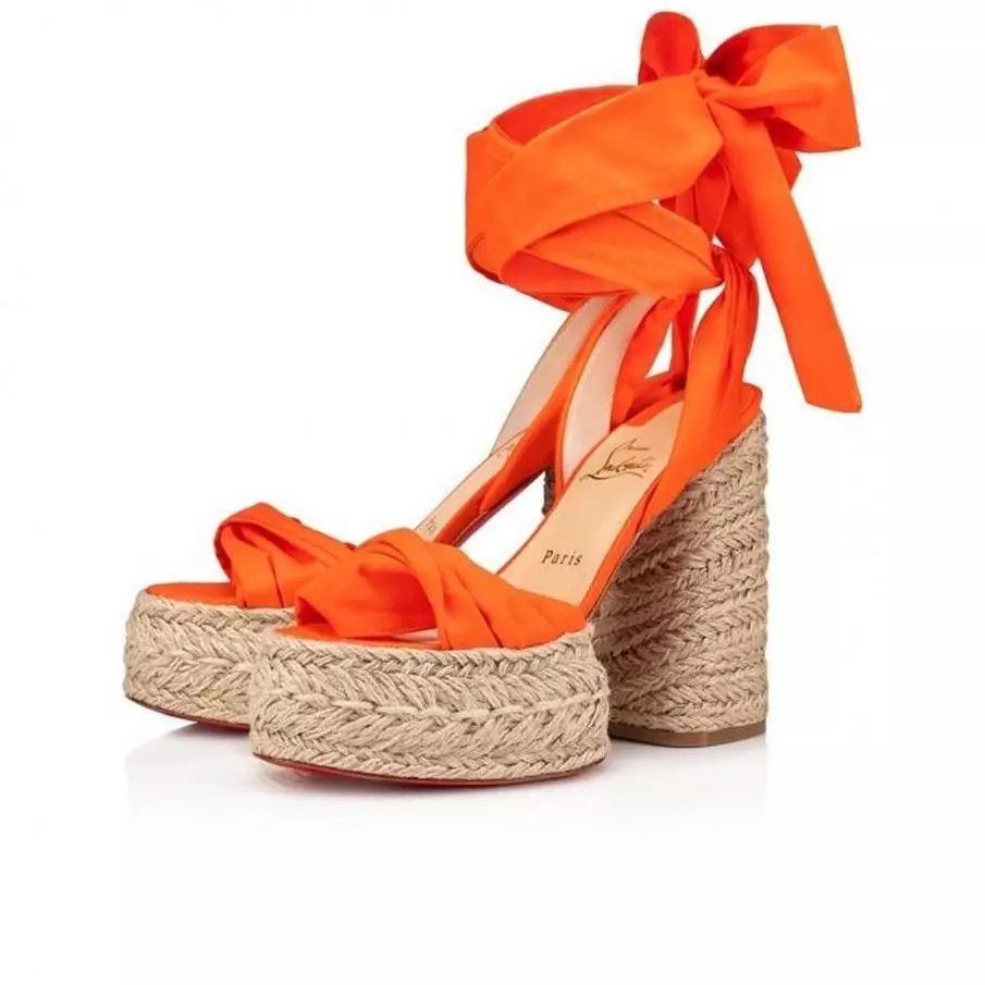 Christian Louboutin o1s1wg110924 Mariza Du Heeled in Red Size US 8 / IT 38 - 2 Thumbnail