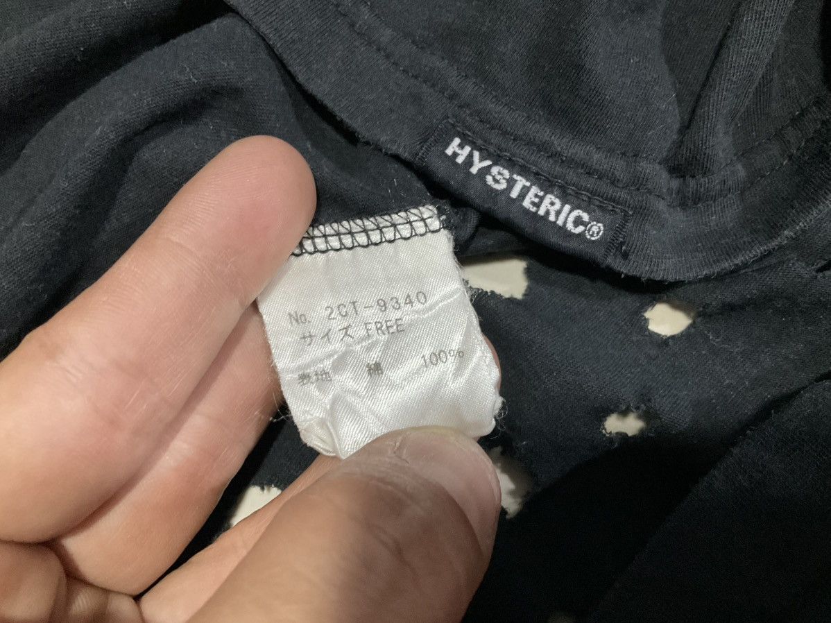 Hysteric Glamour × Japanese Brand × Seditionaries 🔥Y2K Vinagge Hysteric Glamour Shirt Bullet Hole Distressed Size US XS / EU 42 / 0 - 10 Thumbnail