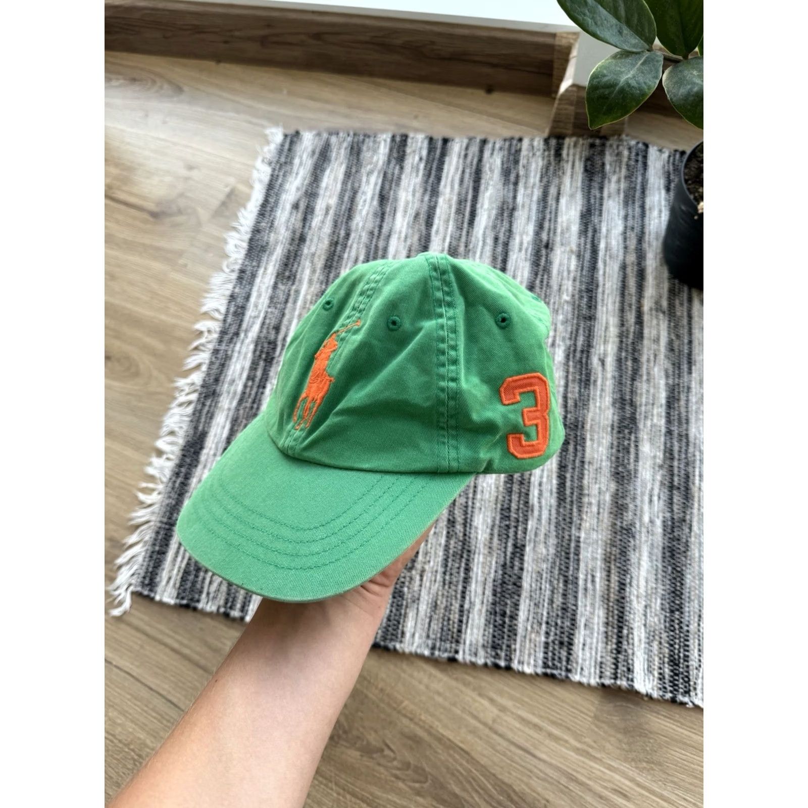 Polo Ralph Lauren VINTAGE Polo Ralph Lauren Cap Hat One Size Green Big Pony Logo 00s Baseball Mens Size US M / EU 48-50 / 2 - 3 Thumbnail