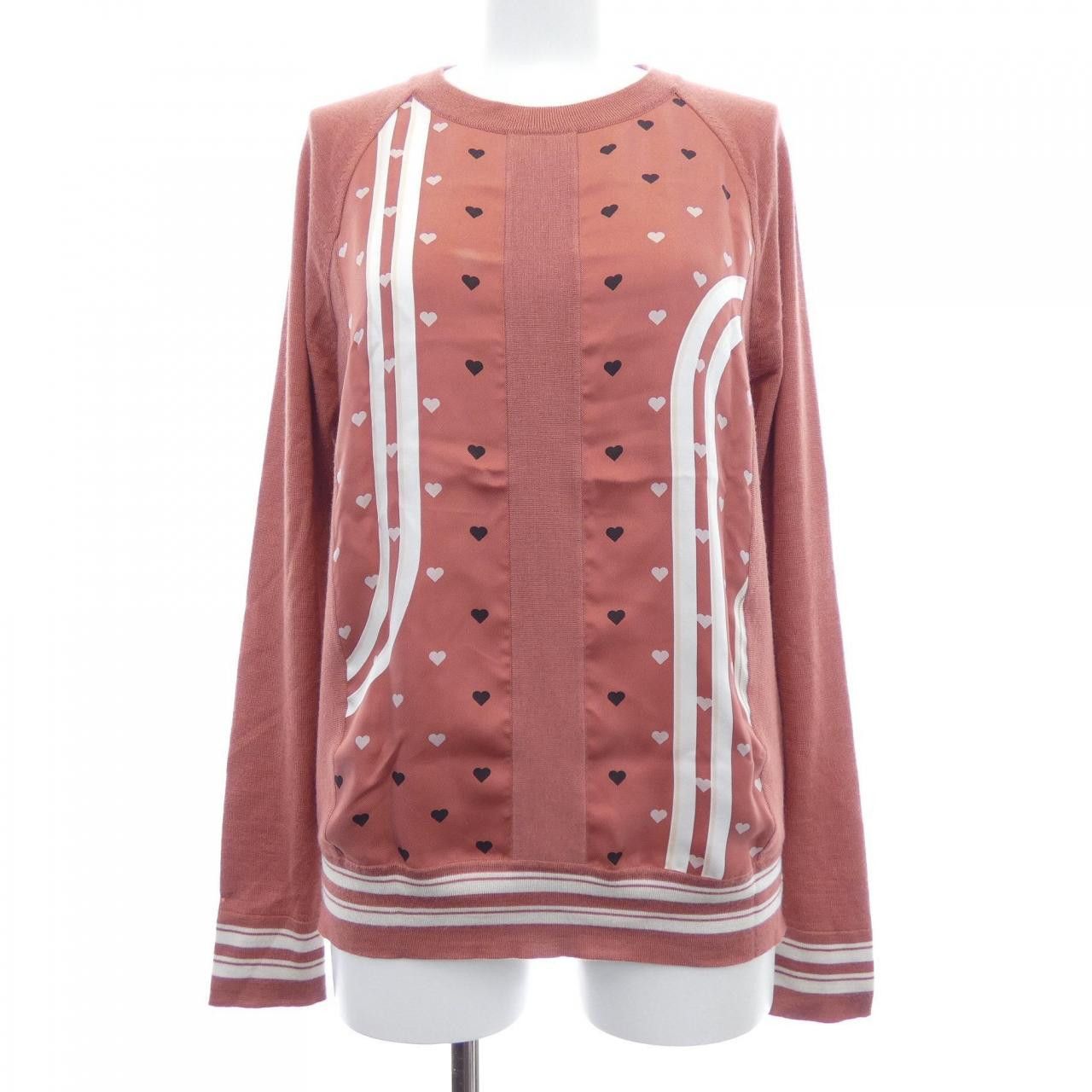 Hermes Hermes Hermes Brides de Gala Cashmere Silk Knit 34 Textile Tops DUTY FREE for USA Size ONE SIZE - 1 Thumbnail