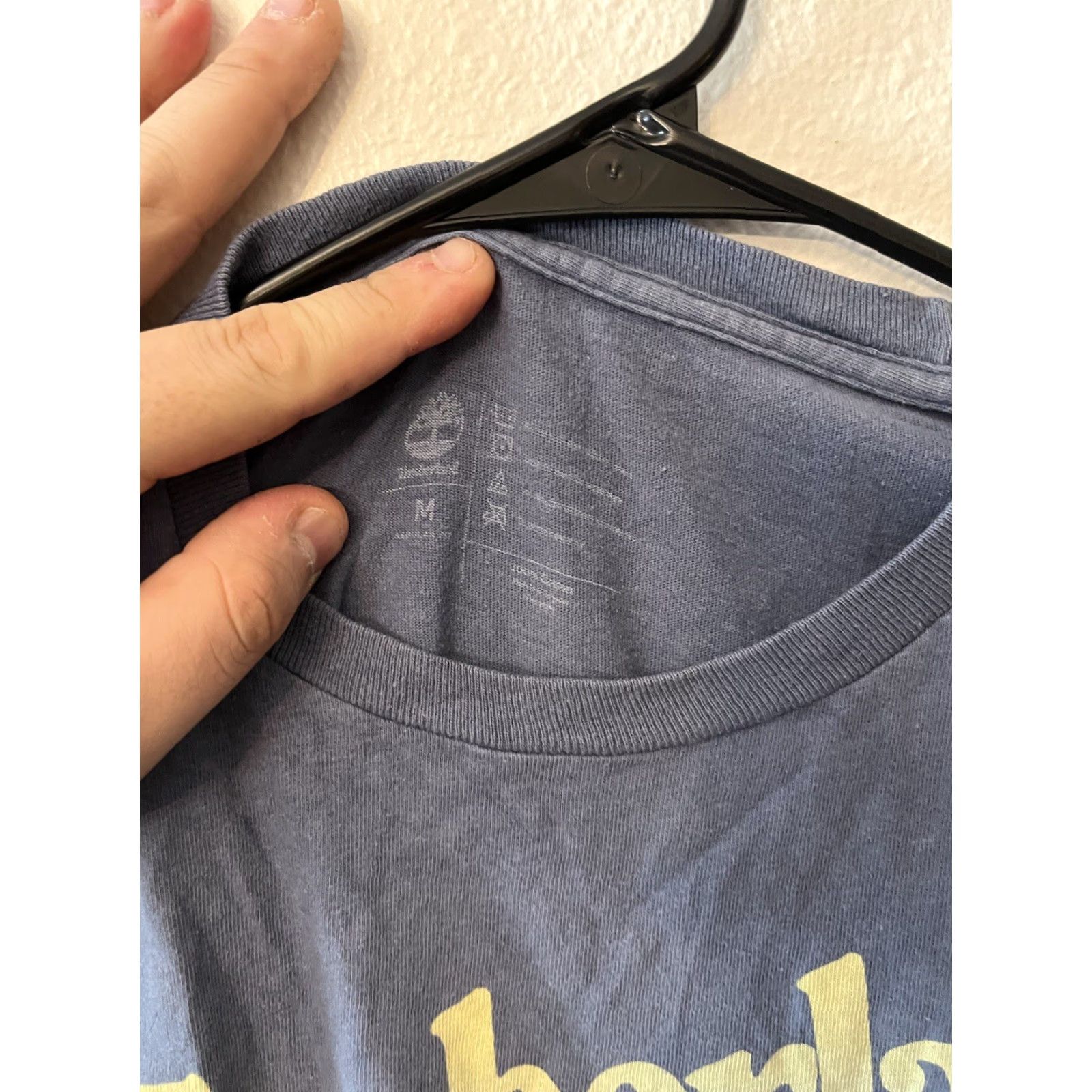 Timberland VINTAGE TIMBERLAND Shirt T Shirt Knit Crewneck Mens Medium Blue Cotton Embroidered Logo Classic Size US M / EU 48-50 / 2 - 2 Thumbnail