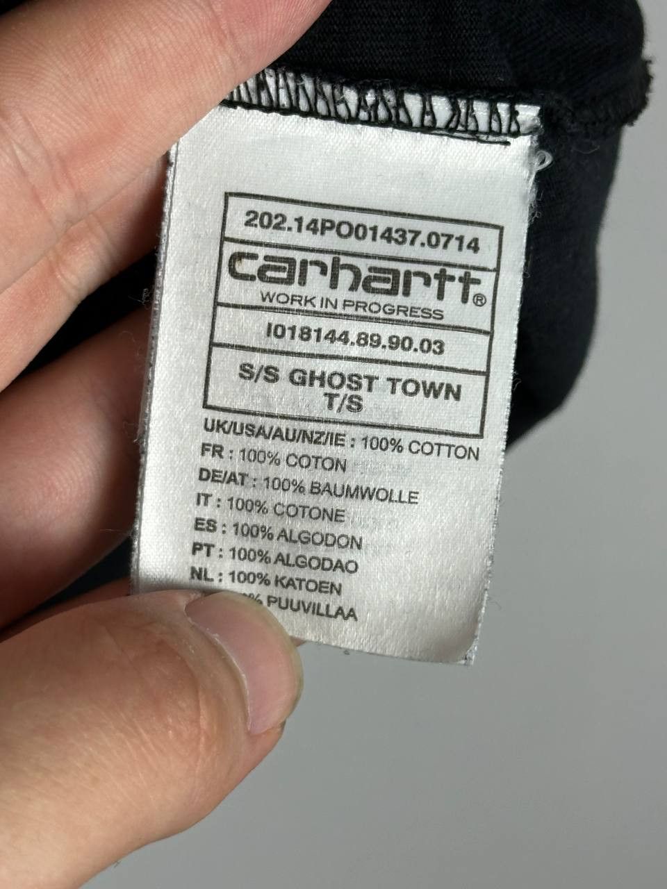 Carhartt Wip Carhartt WIP Vintage Ghost Town Black T Shirt Size US M / EU 48-50 / 2 - 7 Thumbnail