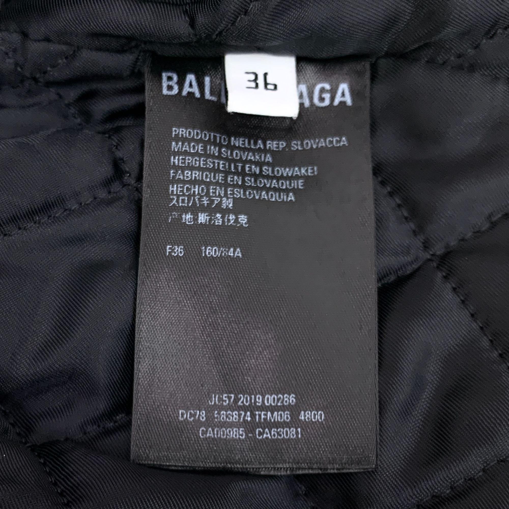 Balenciaga Balenciaga Parisian Checkered Cotton Lapel Long-Sleeved Shir Size XS / US 0-2 / IT 36-38 - 4 Thumbnail