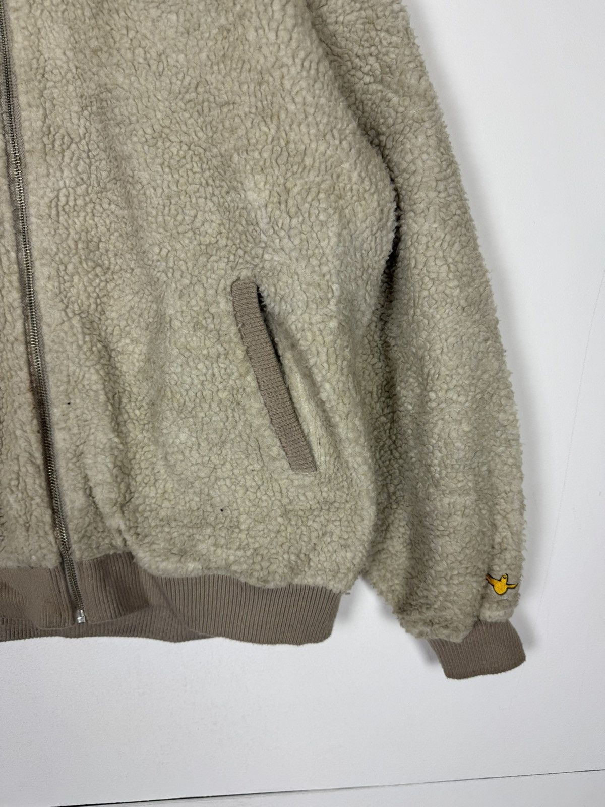 Designer Mark Gonzales Fleece Bomber Jacket Size US XL / EU 56 / 4 - 4 Thumbnail