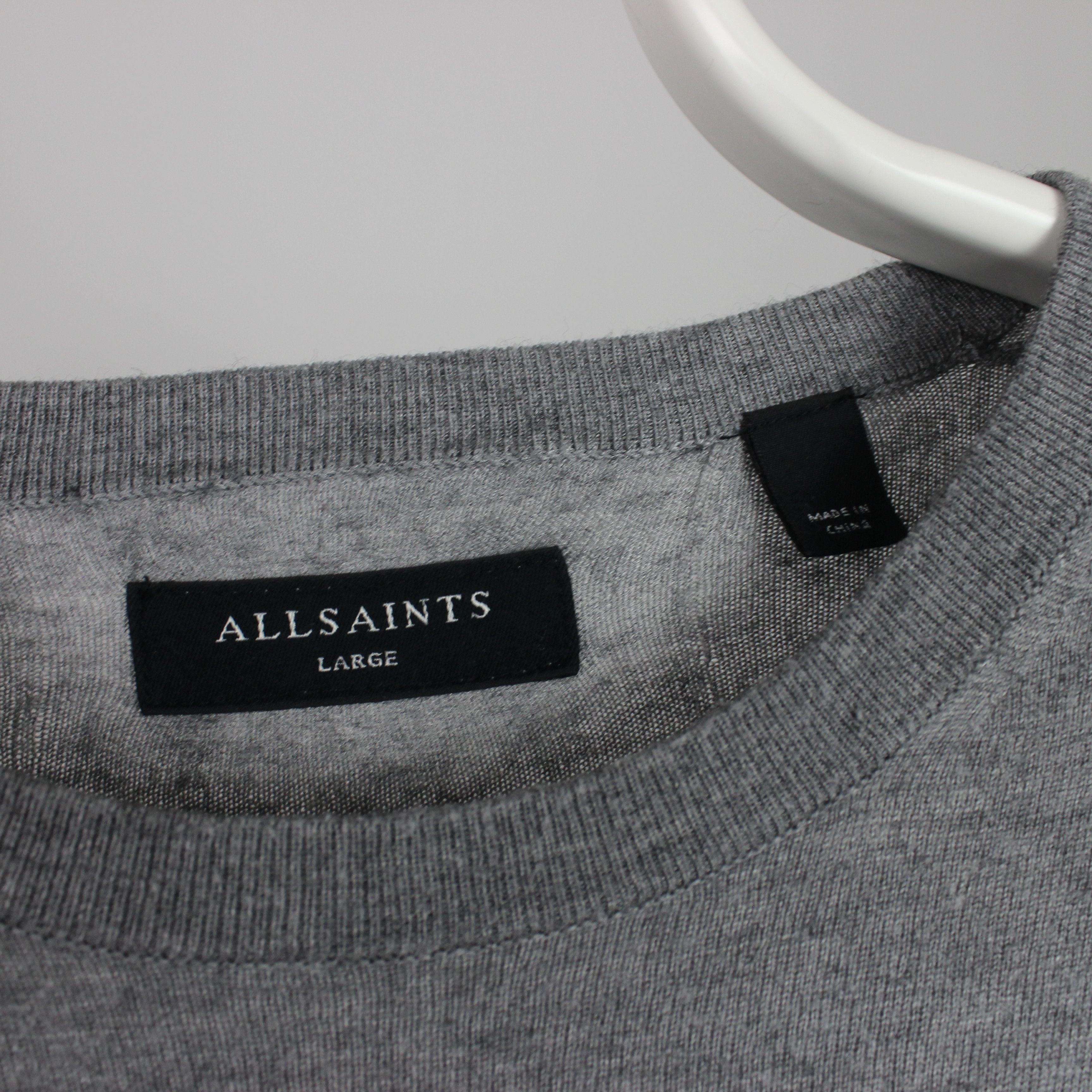Allsaints Allsaints nowo Crew sweater pullover gray L men Size US L / EU 52-54 / 3 - 10 Thumbnail