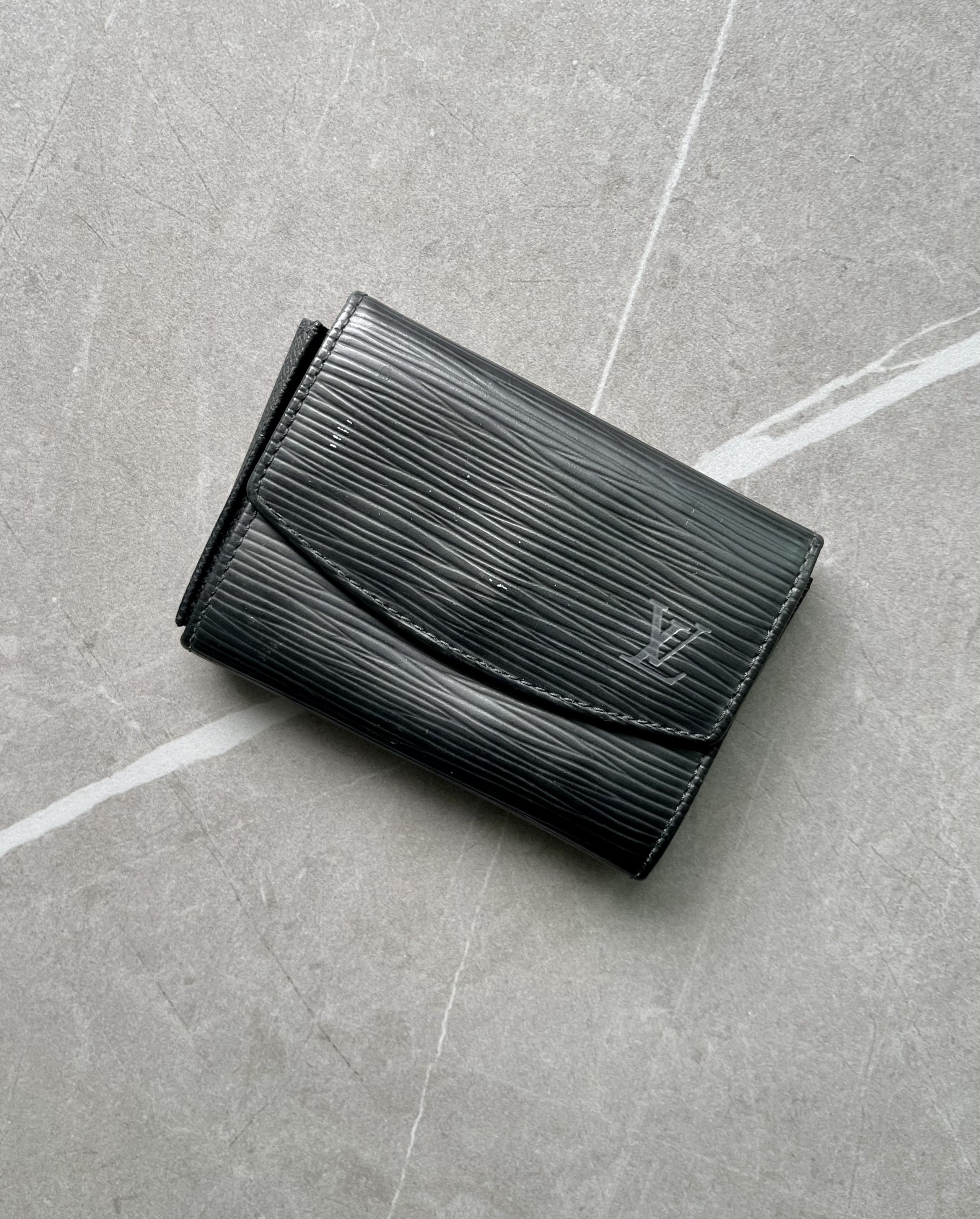 Louis Vuitton Epi Leather Black Coin Purse Card Holder