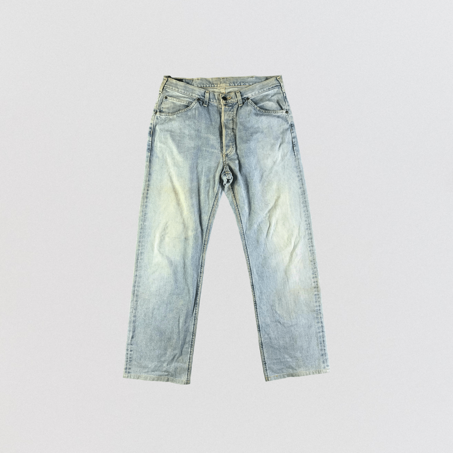 Lee Vintage Light Wash Lee Selvedge Jeans-JM3670 Size US 35 - 1 Thumbnail