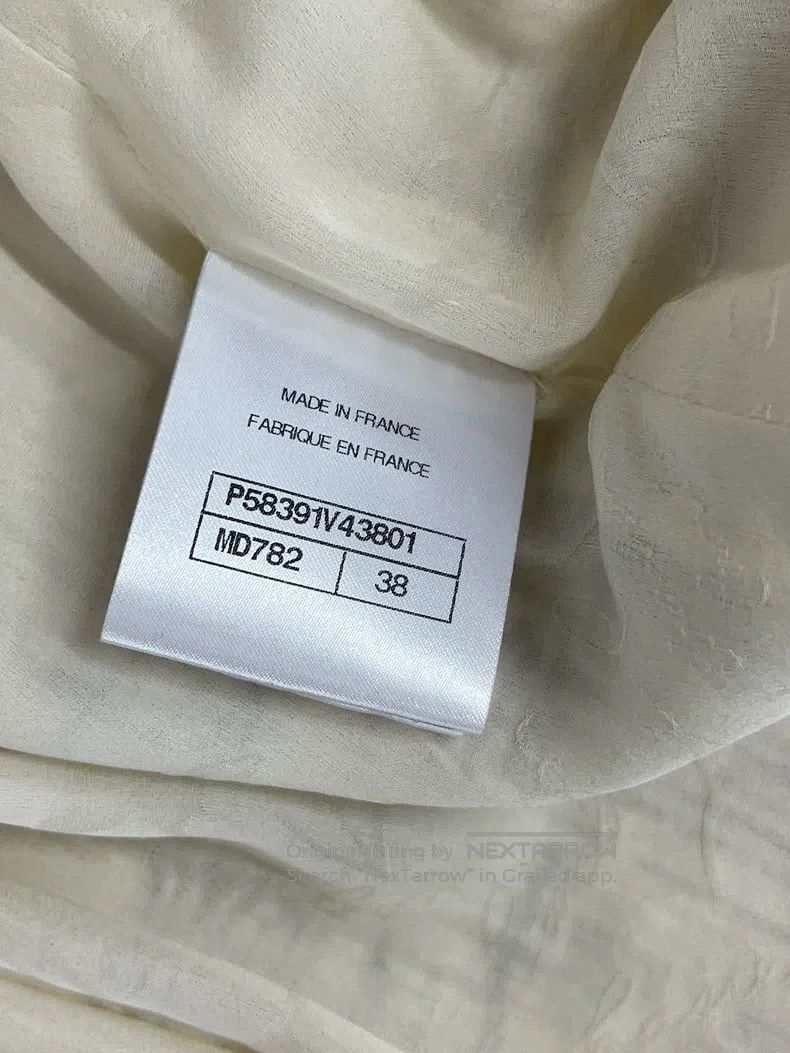 Chanel Chanel Black and white checkered suit collar woven long co Size XS / US 0-2 / IT 36-38 - 5 Thumbnail