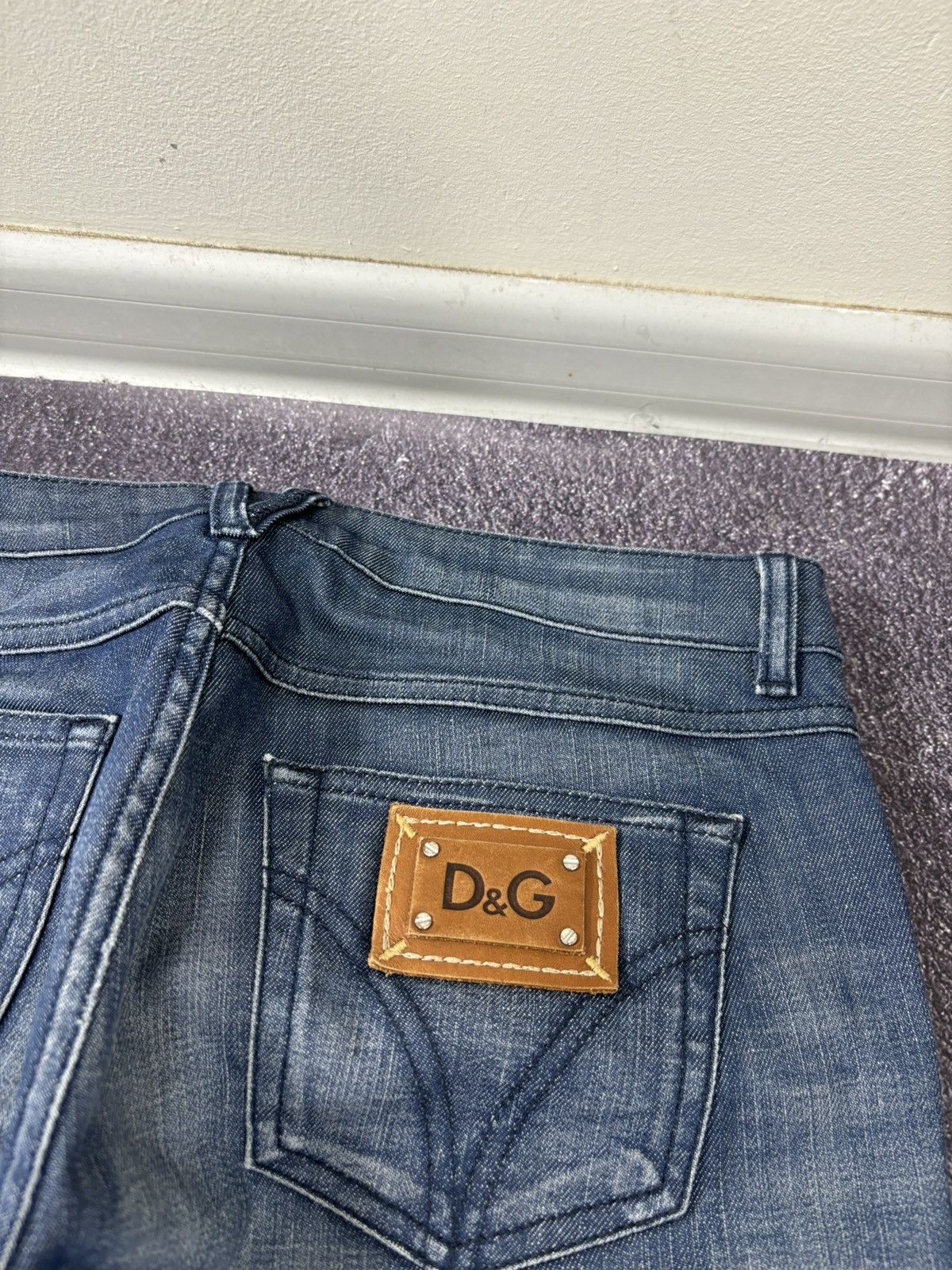 Dolce & Gabbana Dolce & Gabbana Women’s Slimmy Straight Fit Blue Denim Jeans Size 27" / US 4 / IT 40 - 15 Thumbnail