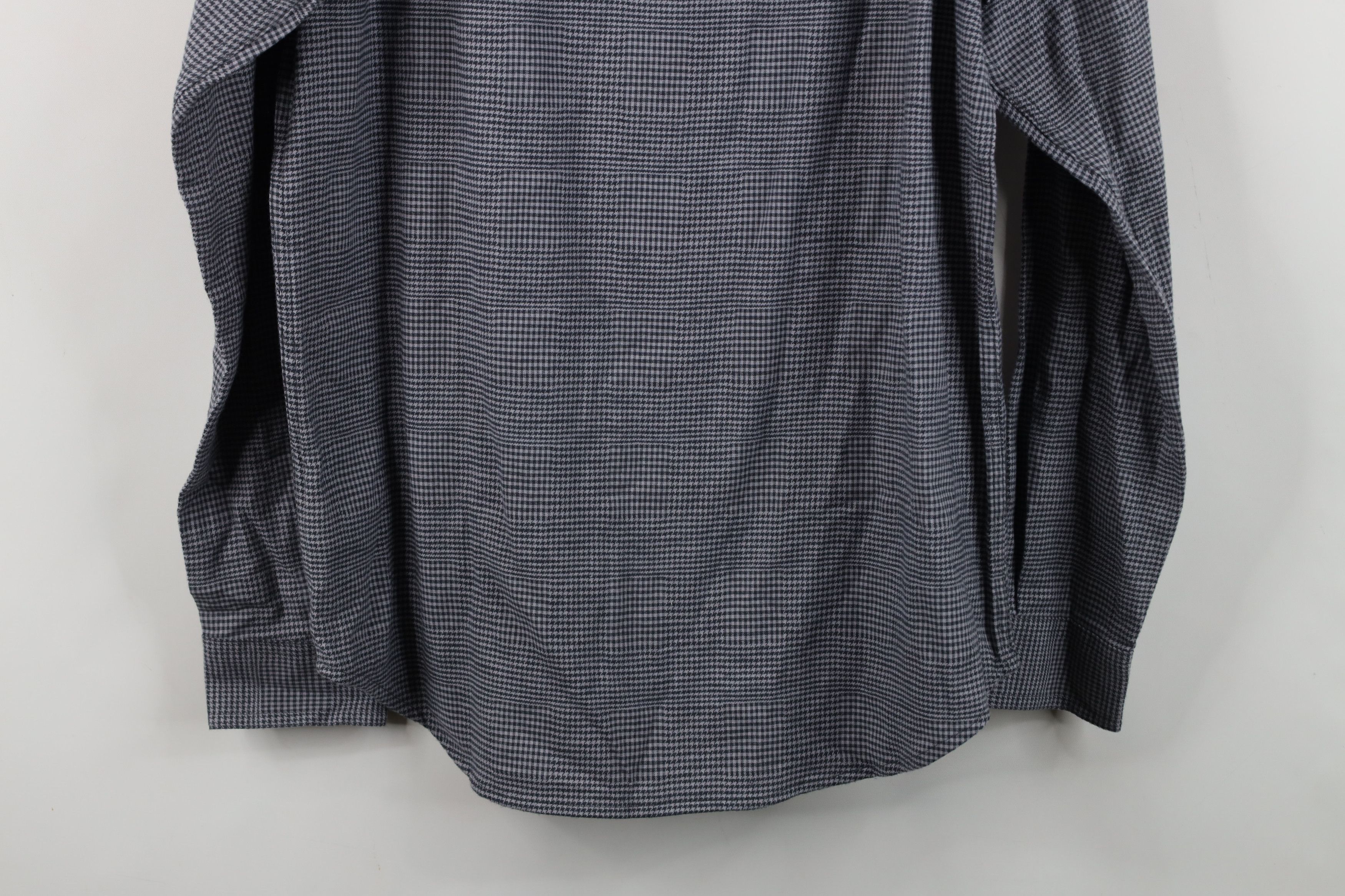 Columbia New Columbia Houndstooth Flannel Collared Button Shirt Gray Size US S / EU 44-46 / 1 - 14 Thumbnail