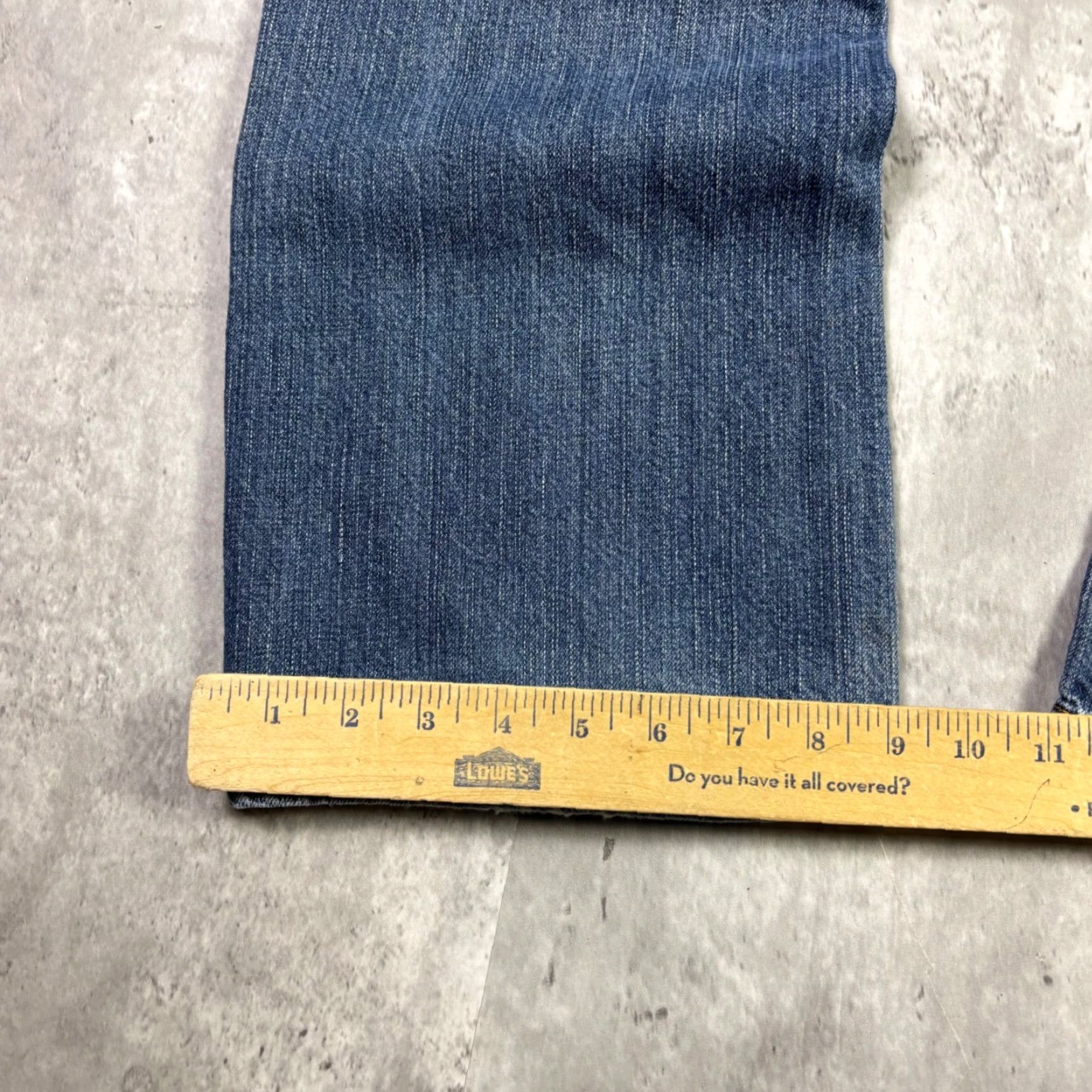 Denime Levi Strauss Levi's 559 Jeans Mens 34x32 Blue Denim Vintage Straight Leg Relaxed Fit 5-Pocket Distressed Cotton Regular Rise Mid No N/A Size US 34 / EU 50 - 4 Thumbnail