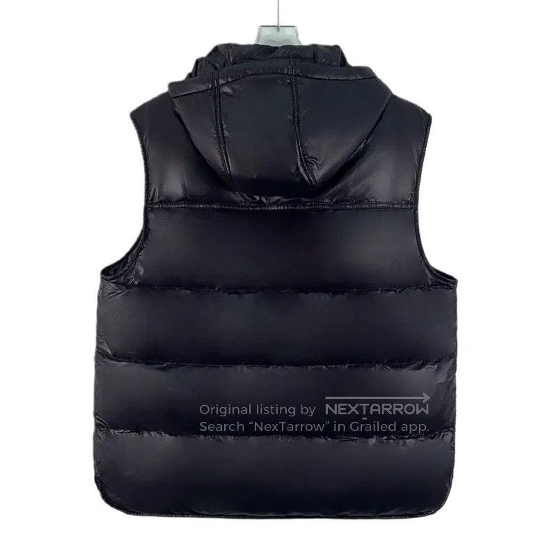 Hermes Hermes Black Cotton Hooded Single Breasted Sleeveless Down Size US L / EU 52-54 / 3 - 2 Thumbnail