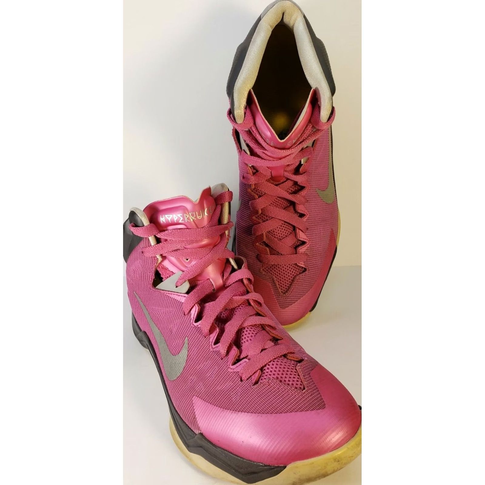 Nike Nike Zoom Hyperquickness Women's US 9.5M Pink Breast Cancer Ribbon 603514600 Shoes Size US 10 / IT 40 - 2 Thumbnail