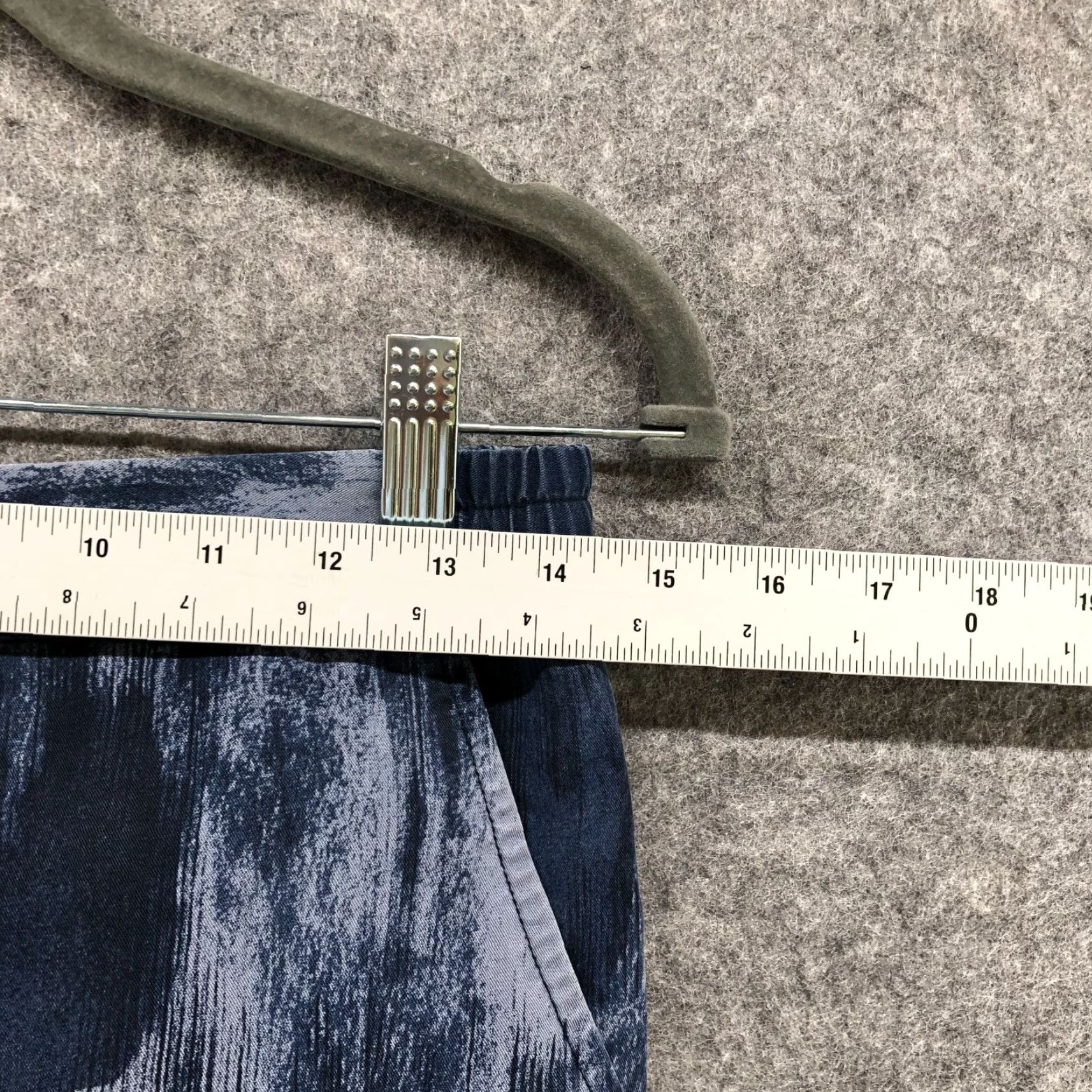 Gap GAP Blue Tie Dye Pull On Pants Womens S Lyocell High Rise Ankle Bohemian Size 28" / US 6 / IT 42 - 6 Thumbnail