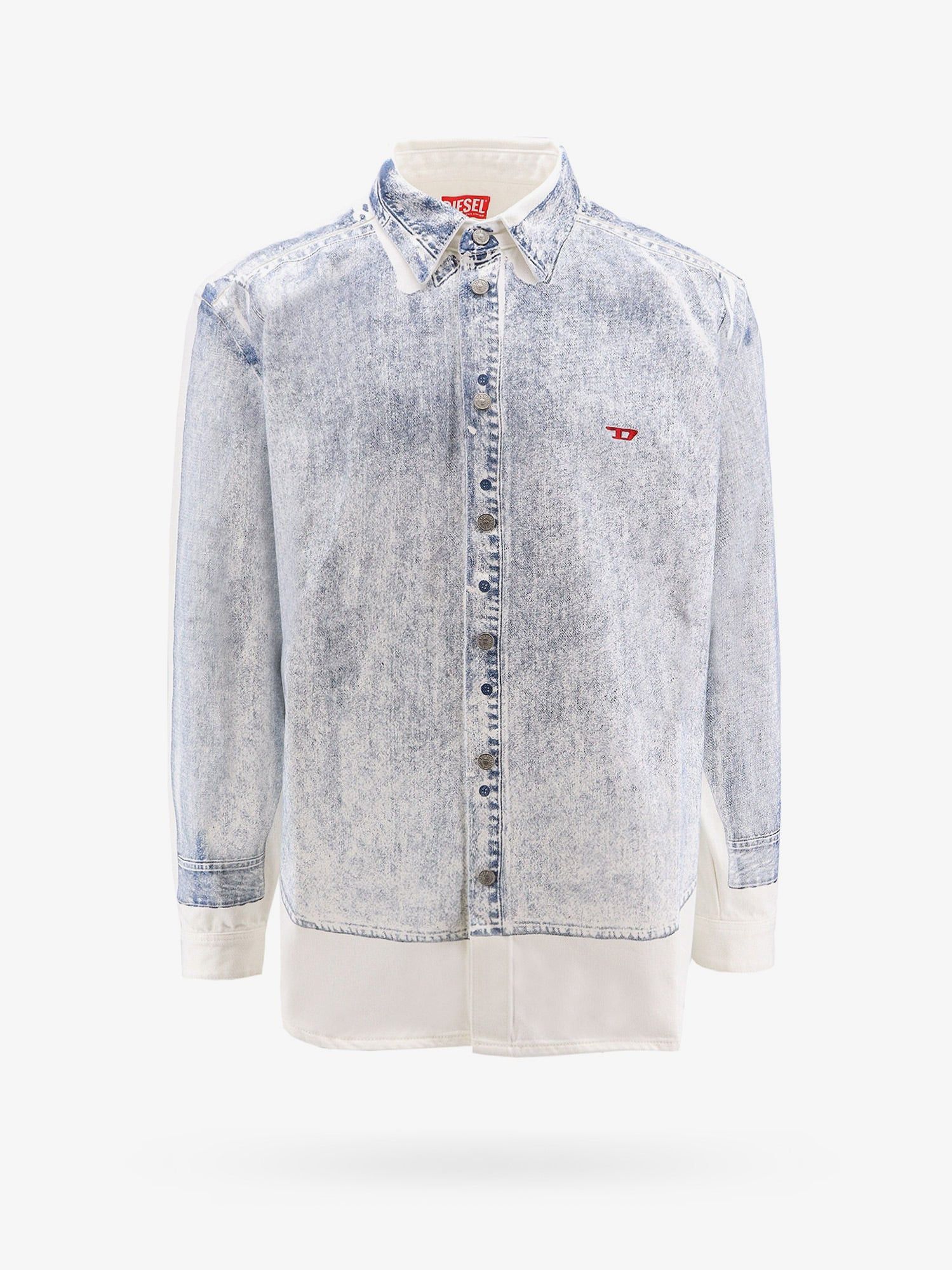 image of Diesel Shirt Man Blue Shirts, Men's (Size XL)
