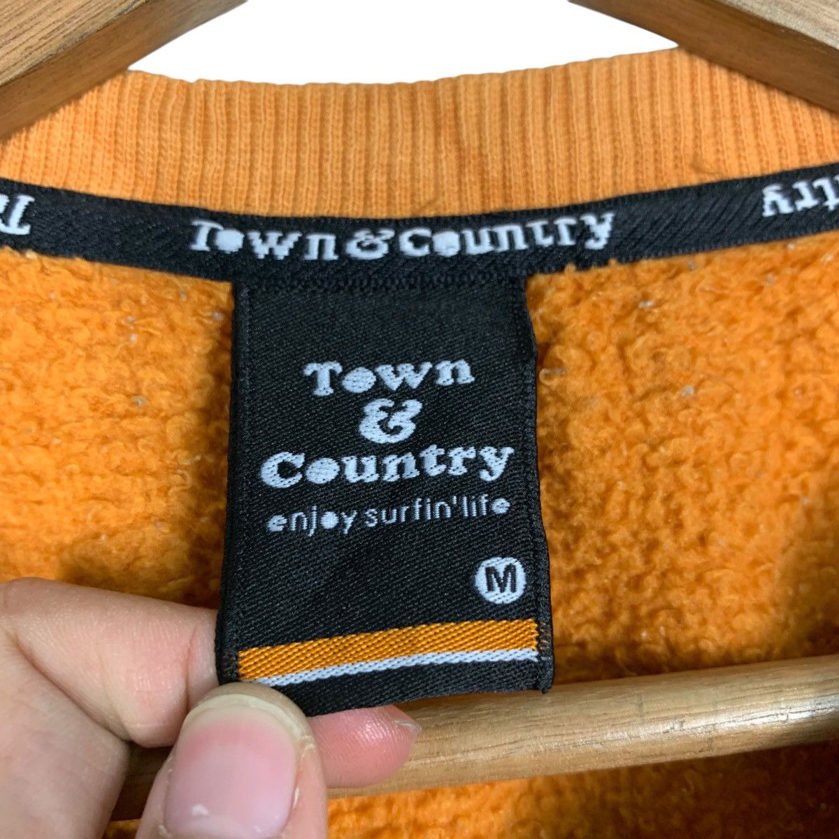 Japanese Brand TOWN & COUNTRY Enjoy Surfin Life Sweatshirt #2394-C107 Size US M / EU 48-50 / 2 - 13 Thumbnail