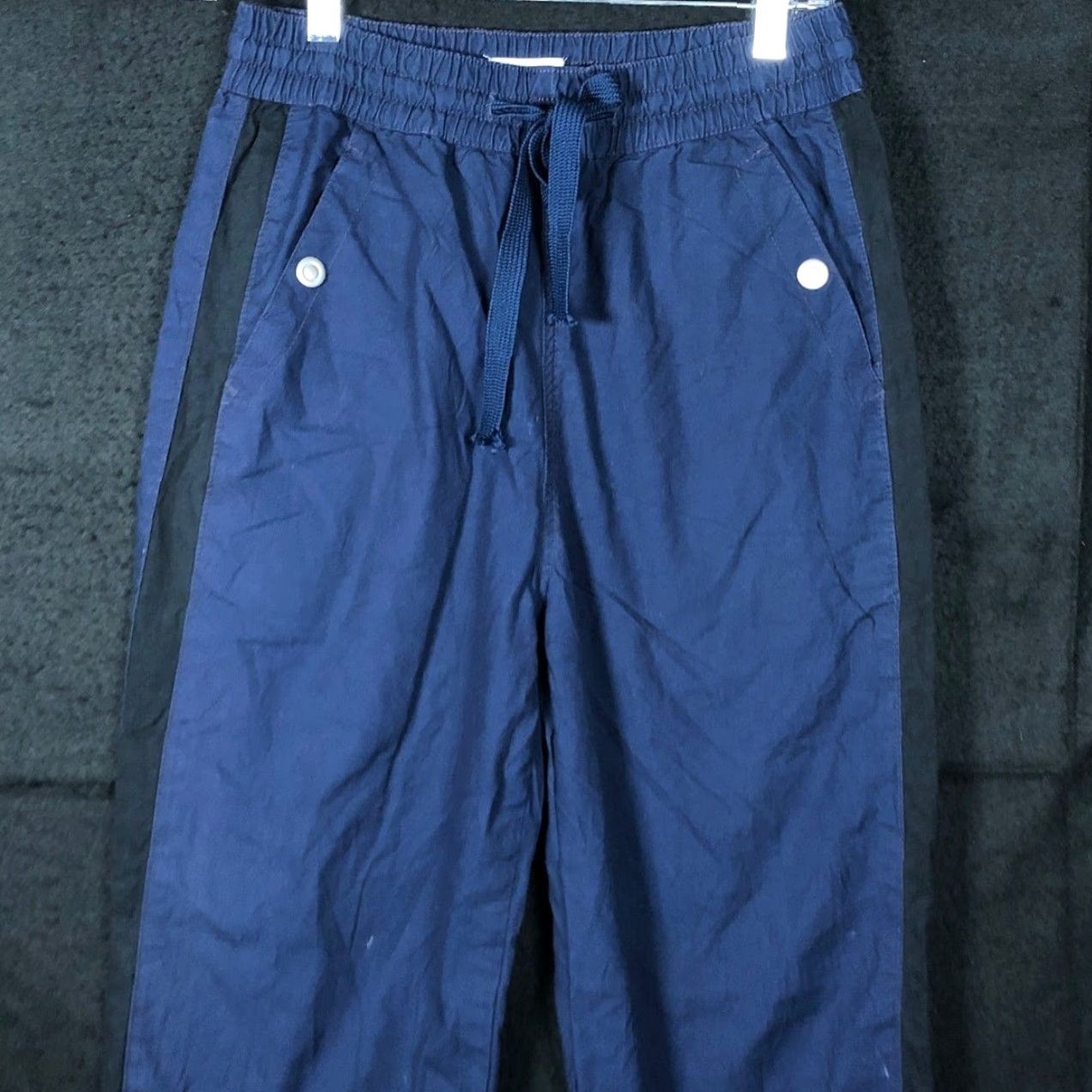 Anthropologie Maeve By Anthropologie Womens Pants Blue Cropped Joggers Stretch XS Jogger XS Womens Casual Comfort Elastic Waist Crop Solid Mid Rise 27.5in Inseam Size 26" / US 2 / IT 38 - 2 Thumbnail