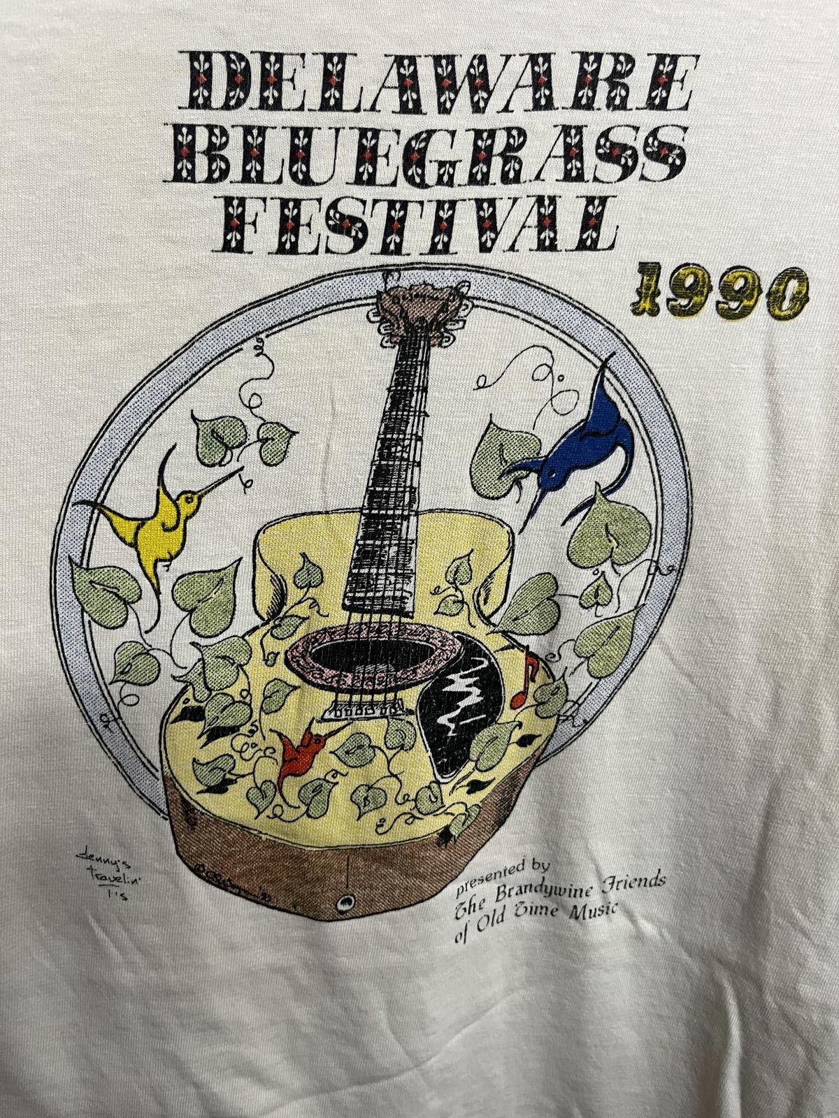 Designer Delaware Bluegrass Festival 1990 T-shirt Brandywine XL Size US XL / EU 56 / 4 - 3 Thumbnail