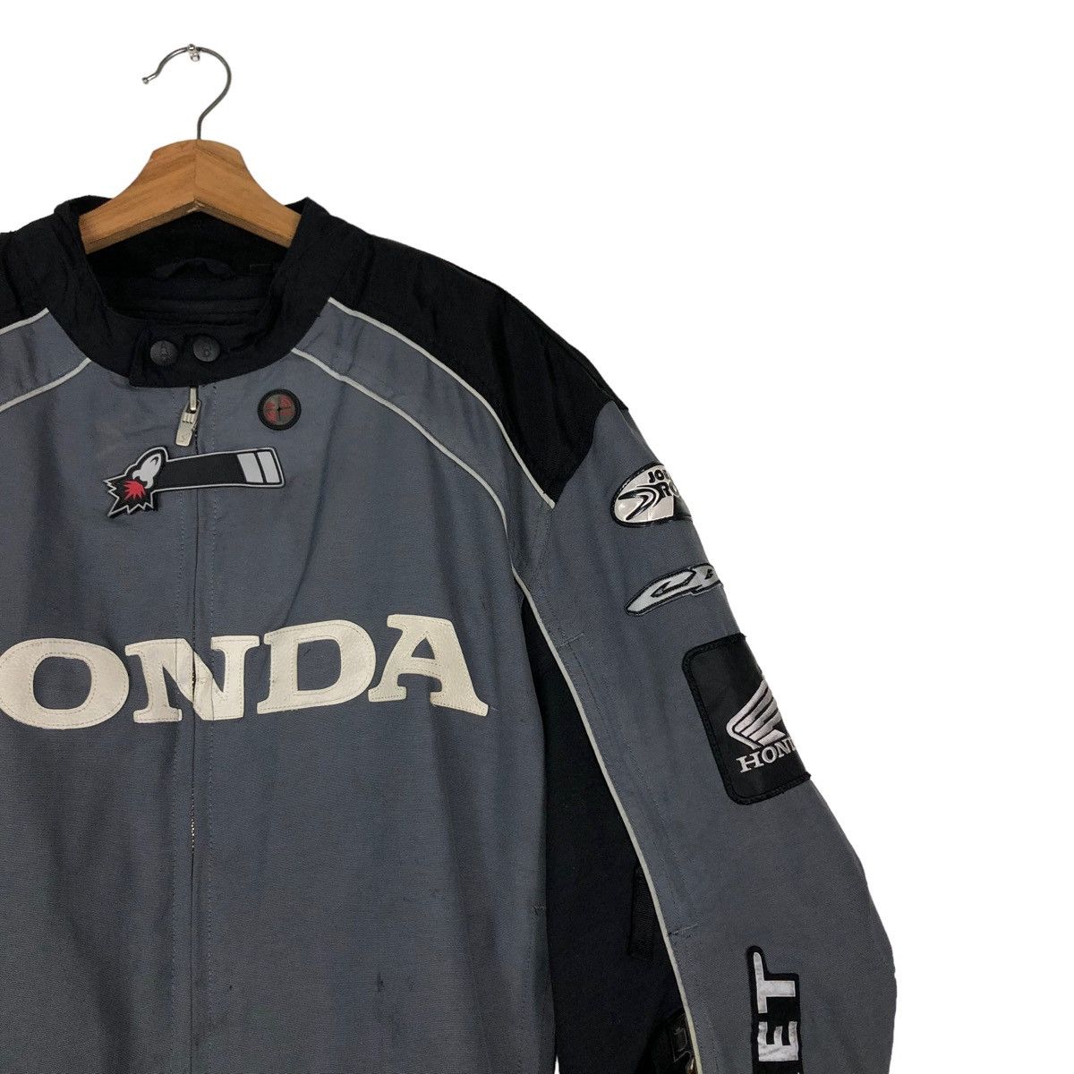 Other 🔥VINTAGE BIKER RACING JACKET HONDA BIG LOGO SAFETY WEAR Size US XL / EU 56 / 4 - 4 Thumbnail