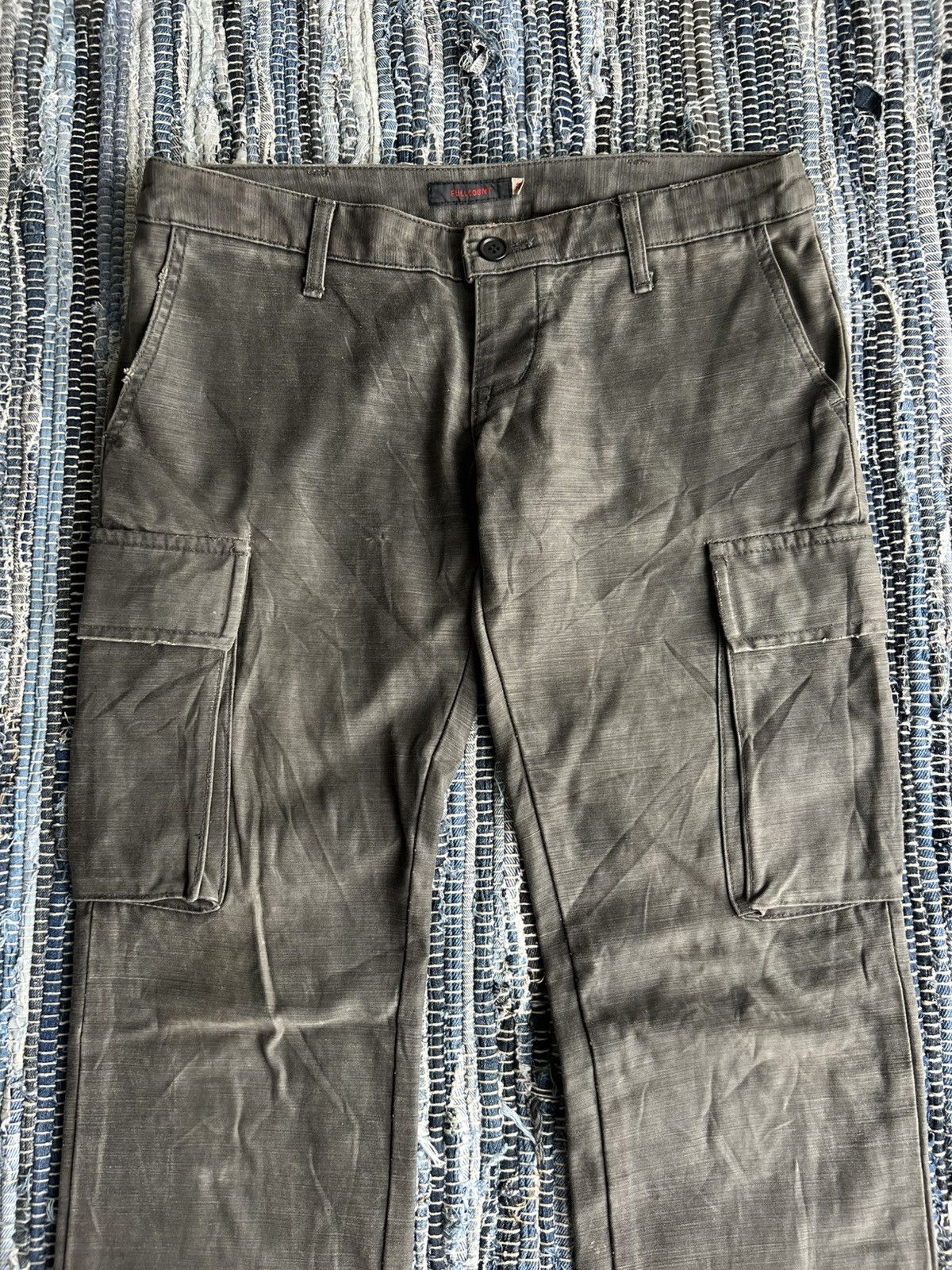Full Count & Co. × Moleskine × Vintage Vintage Full Count 🇯🇵 Moleskin Cargo Military Trousers Pants Size US 28 / EU 44 - 3 Thumbnail