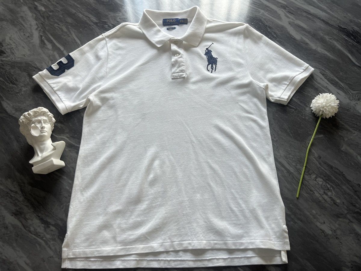 Polo Ralph Lauren Polo Ralph Lauren : Number Three No.3 White Classic Size US XL / EU 56 / 4 - 2 Thumbnail