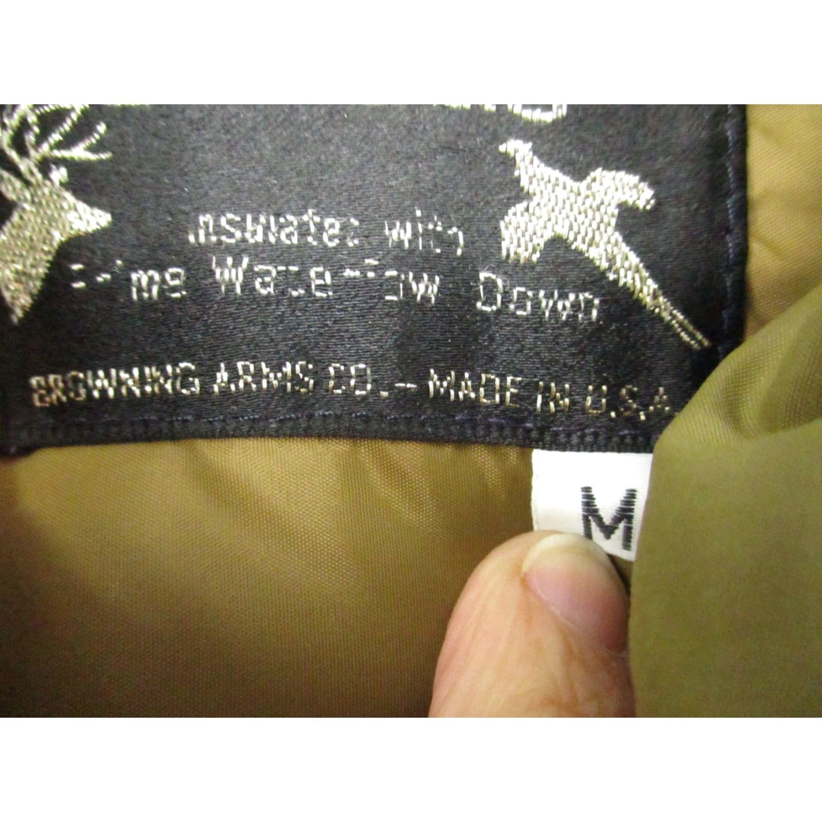 Vintage VINTAGE Browning Waterfow Down Puffer Jacket Medium Brown Made in USA Jacket Men M Brown Down Puffer USA Logo Size US M / EU 48-50 / 2 - 3 Thumbnail