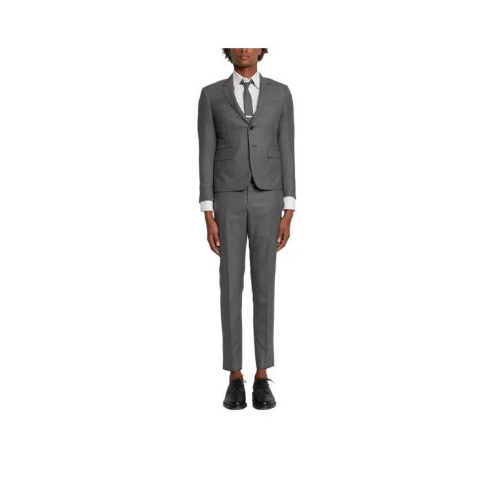 Thom Browne Thom Browne Gray Classic Wool Suit Size US S / EU 44-46 / 1 - 1 Thumbnail