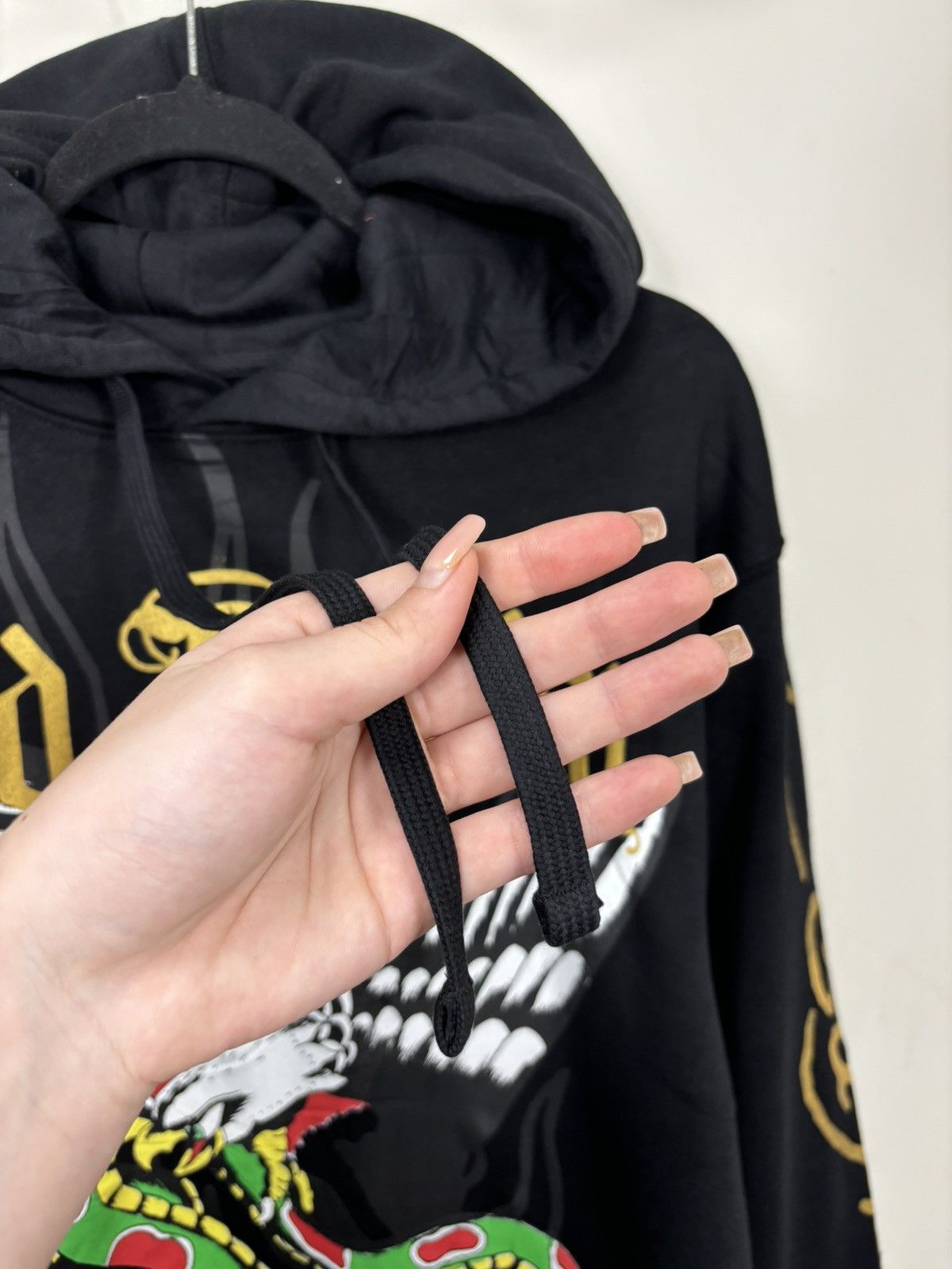 Christian Audigier Ed Hardy NEW Snake Eagle Big Logo Rare Black Hype Hoodie Size US L / EU 52-54 / 3 - 7 Thumbnail