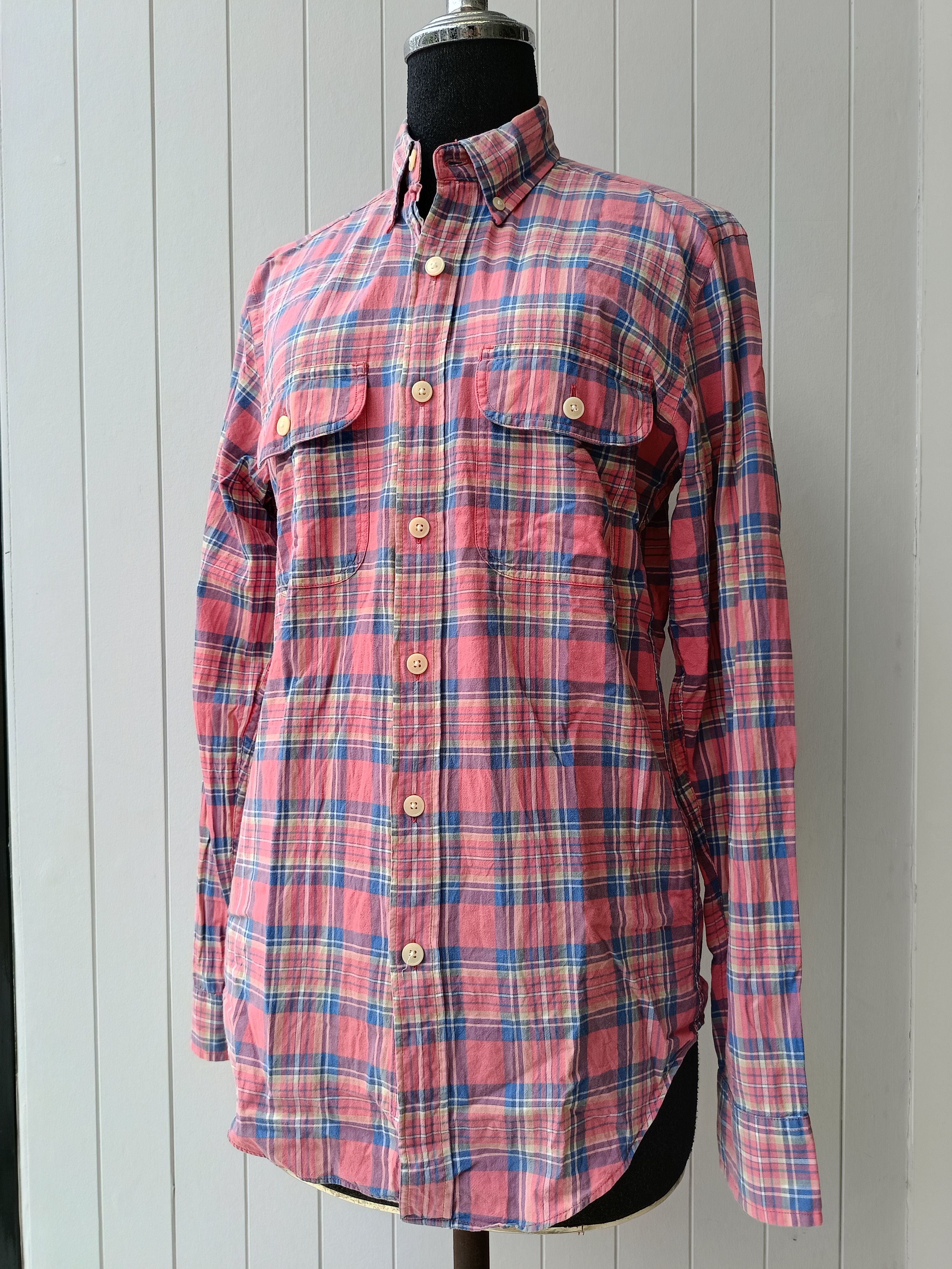J.Crew Jcrew madras plaid double pockets slim fit XS shirt Size US XS / EU 42 / 0 - 1 Thumbnail