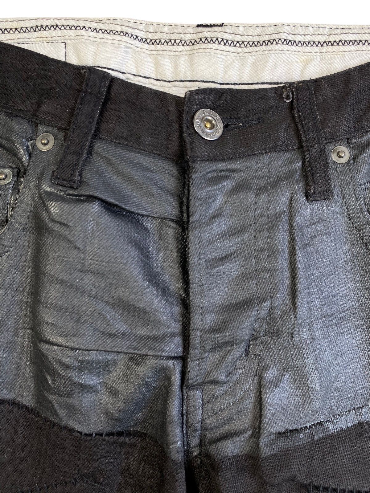 Yohji Yamamoto 90’s AAR By Yohji Yamamoto Hybrid Painted Pants Size US 29 - 6 Thumbnail