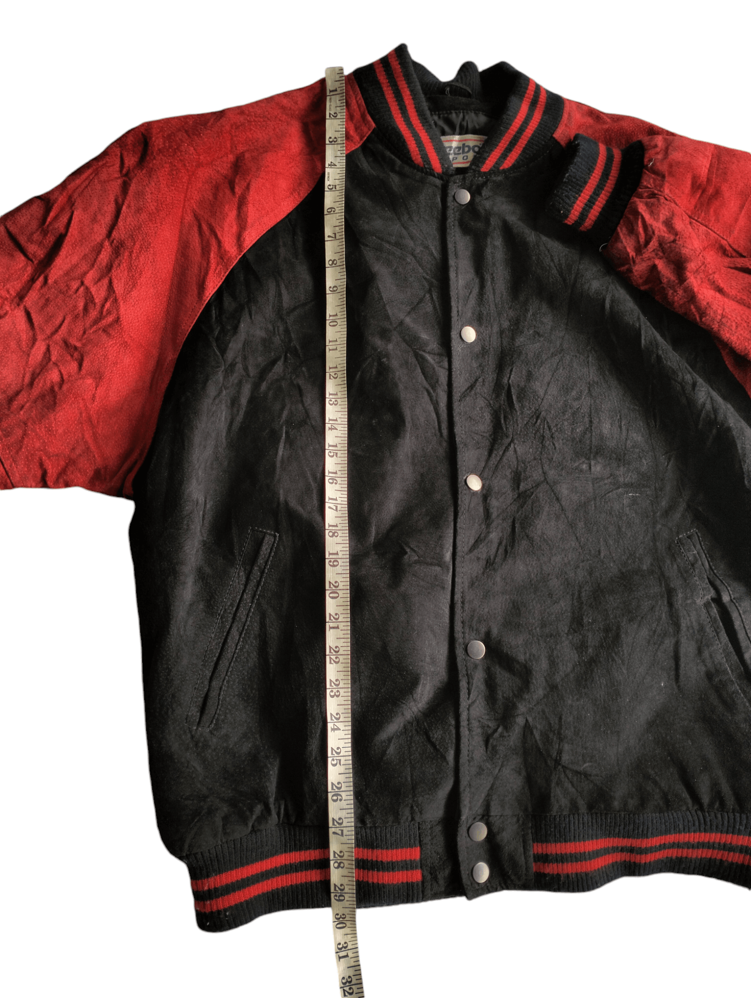 Reebok VTG 90s Reebok Leather Varsity Letterman SpellOut Pigskin Size US L / EU 52-54 / 3 - 15 Thumbnail