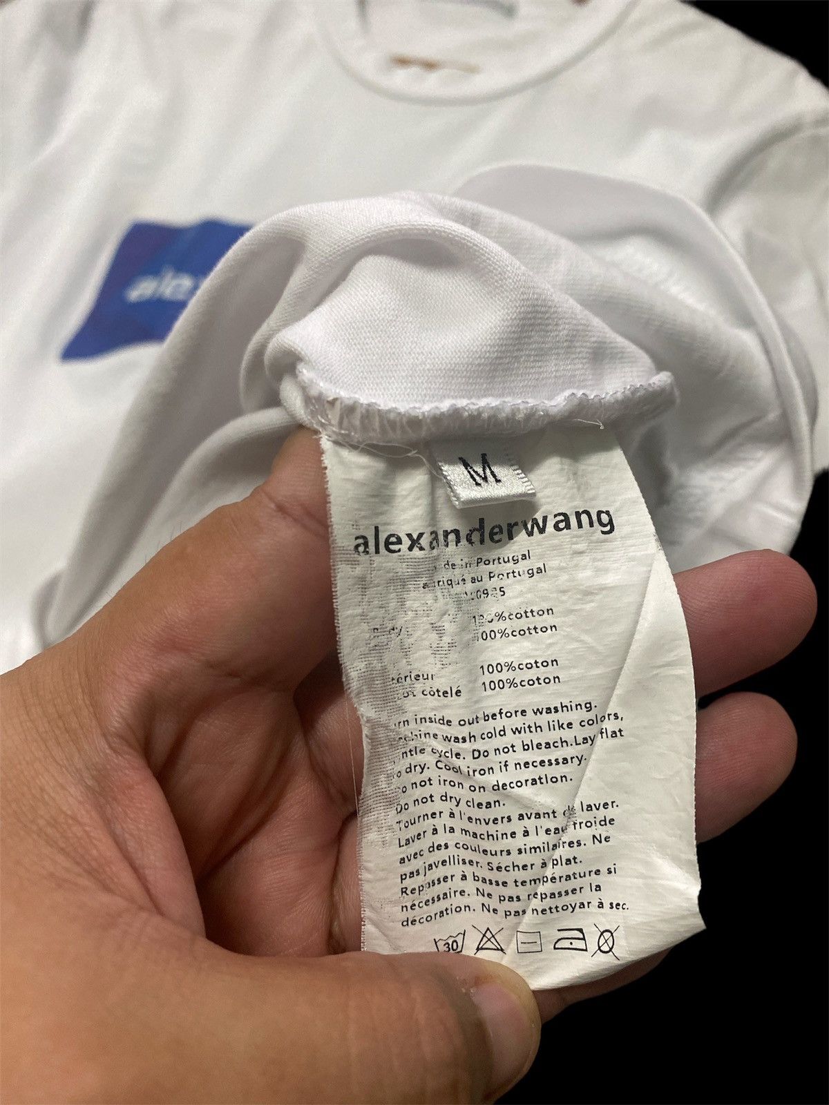 Alexander Wang ‼️RARE‼️ALEXANDER WANG BOX LOGO SHIRT TEE🔥 Size US M / EU 48-50 / 2 - 11 Thumbnail