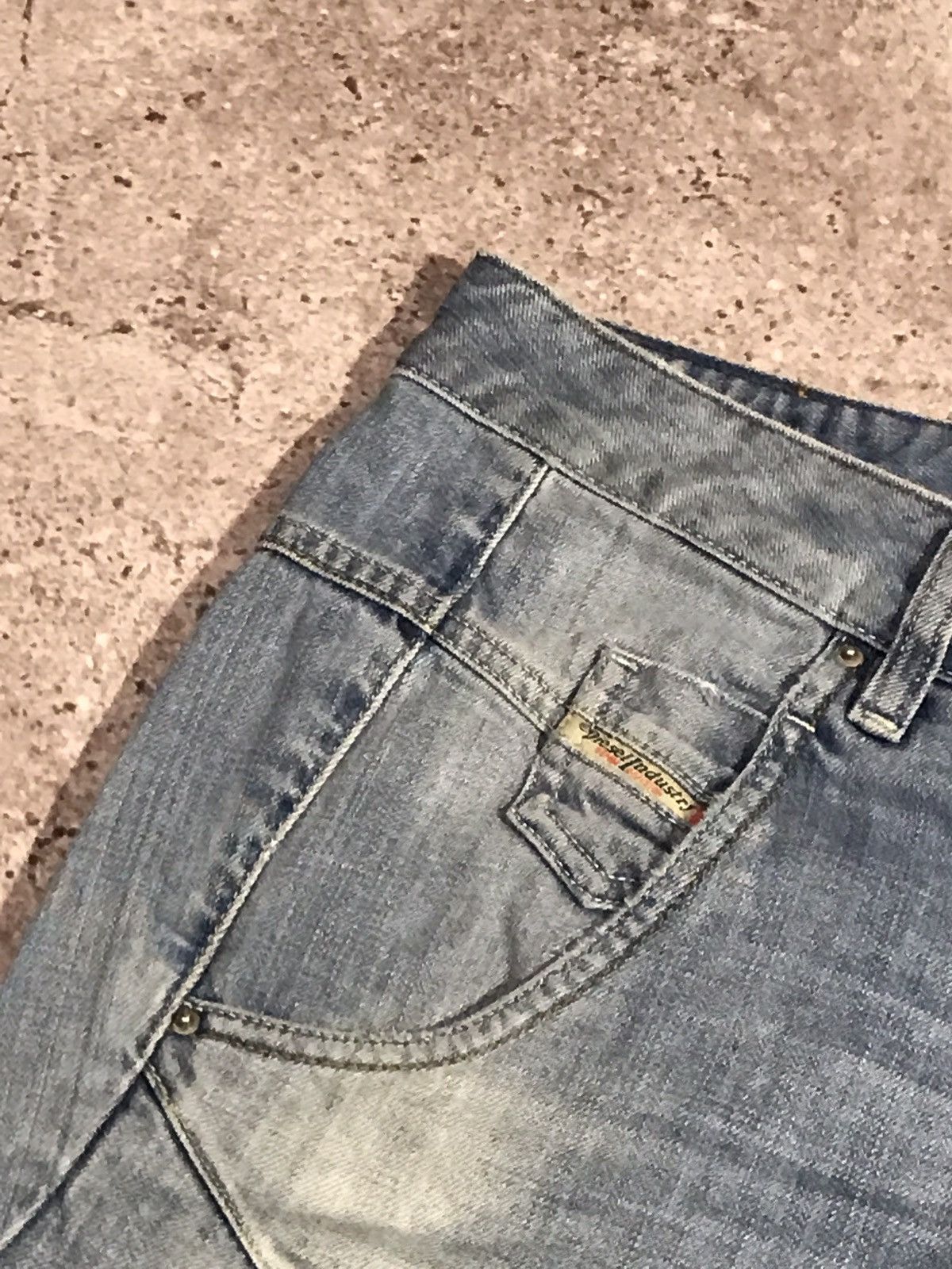 Diesel Vintage Y2K Jeans Diesel Denim Blue Size US 31 - 9 Thumbnail