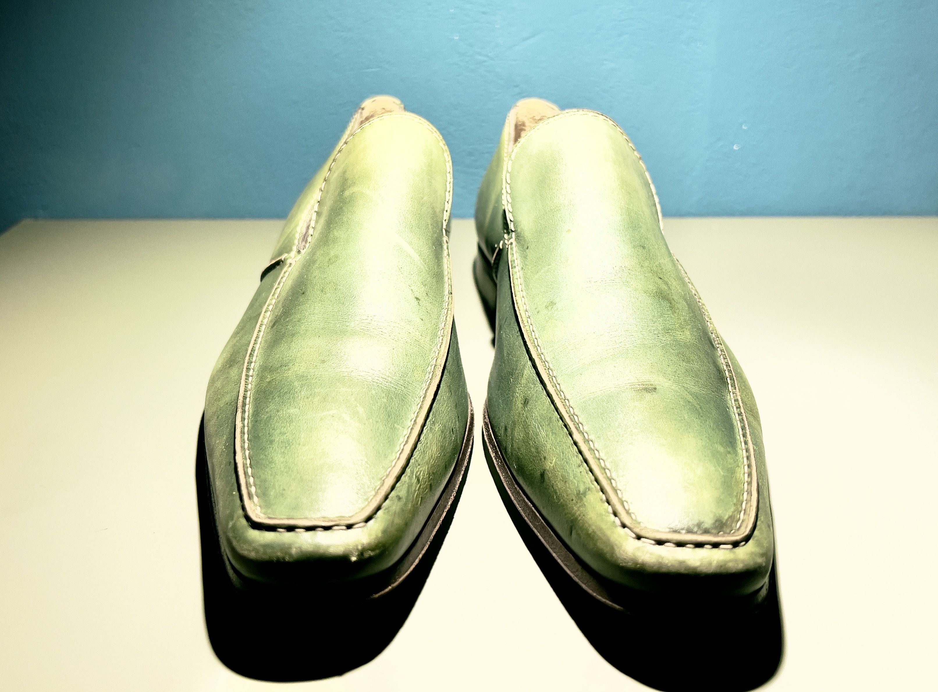Yves Saint Laurent Yves Saint Laiurnt unique Green loafers Size US 11 / EU 44 - 1 Thumbnail