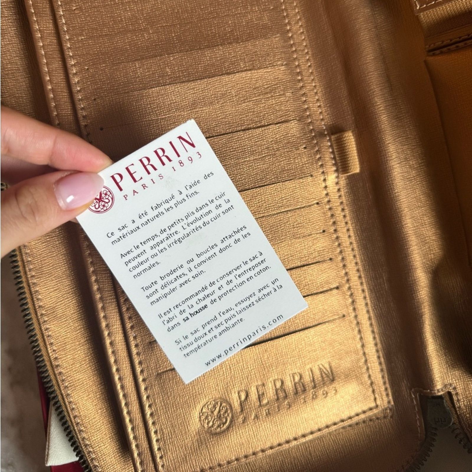 Perrin Perrin Paris NWT 1899 Gold Clutch Bag Size ONE SIZE - 3 Thumbnail