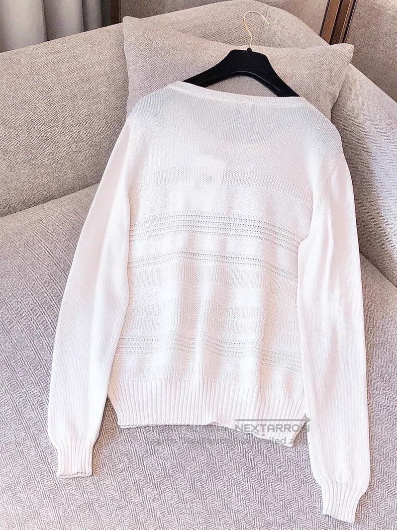 Loro Piana Loro Piana White Silk Knit Top Size XS / US 0-2 / IT 36-38 - 2 Thumbnail