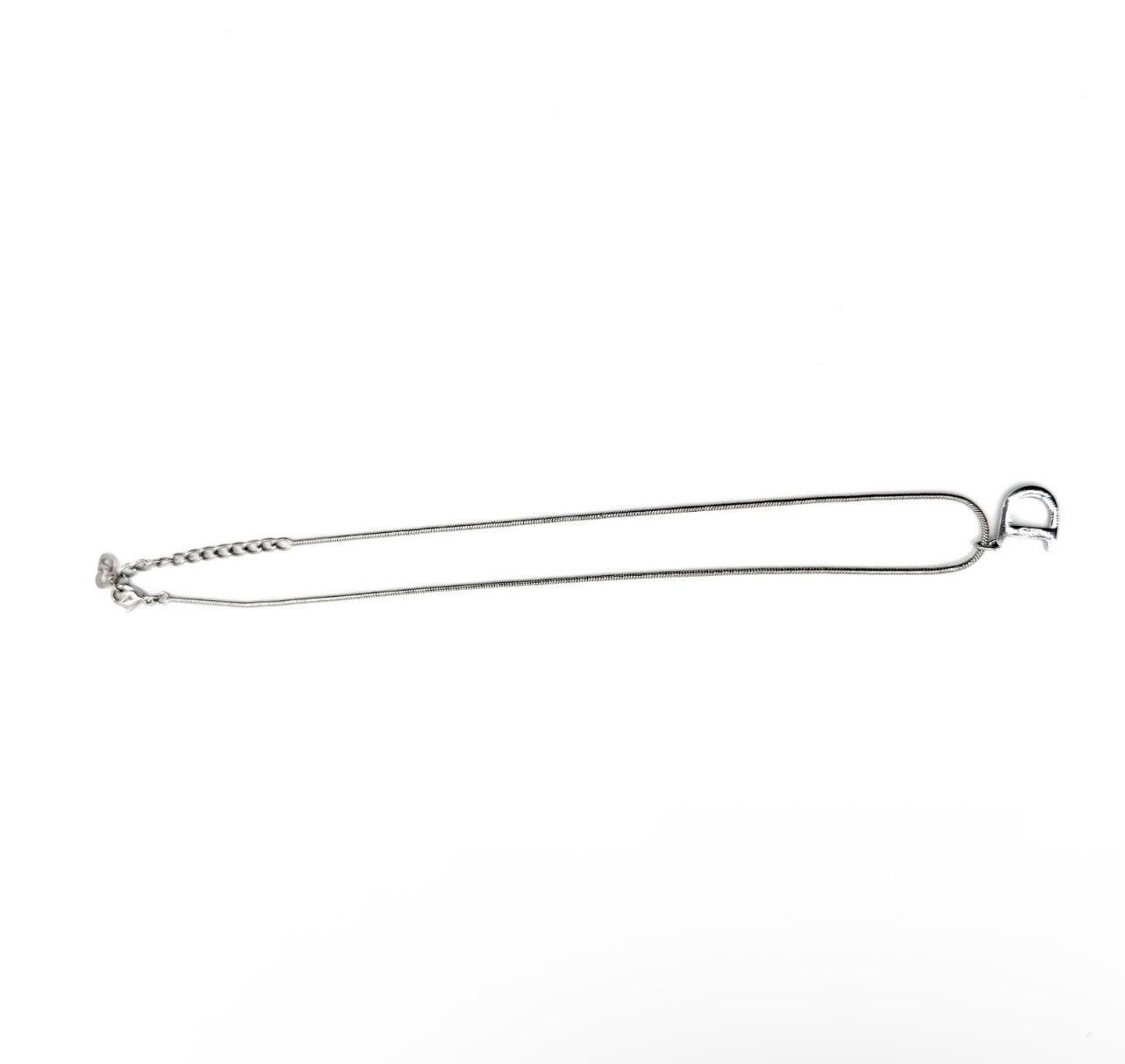 Dior Christian Dior Archival Silver "D" Logo Pendant Necklace Size ONE SIZE - 5 Thumbnail