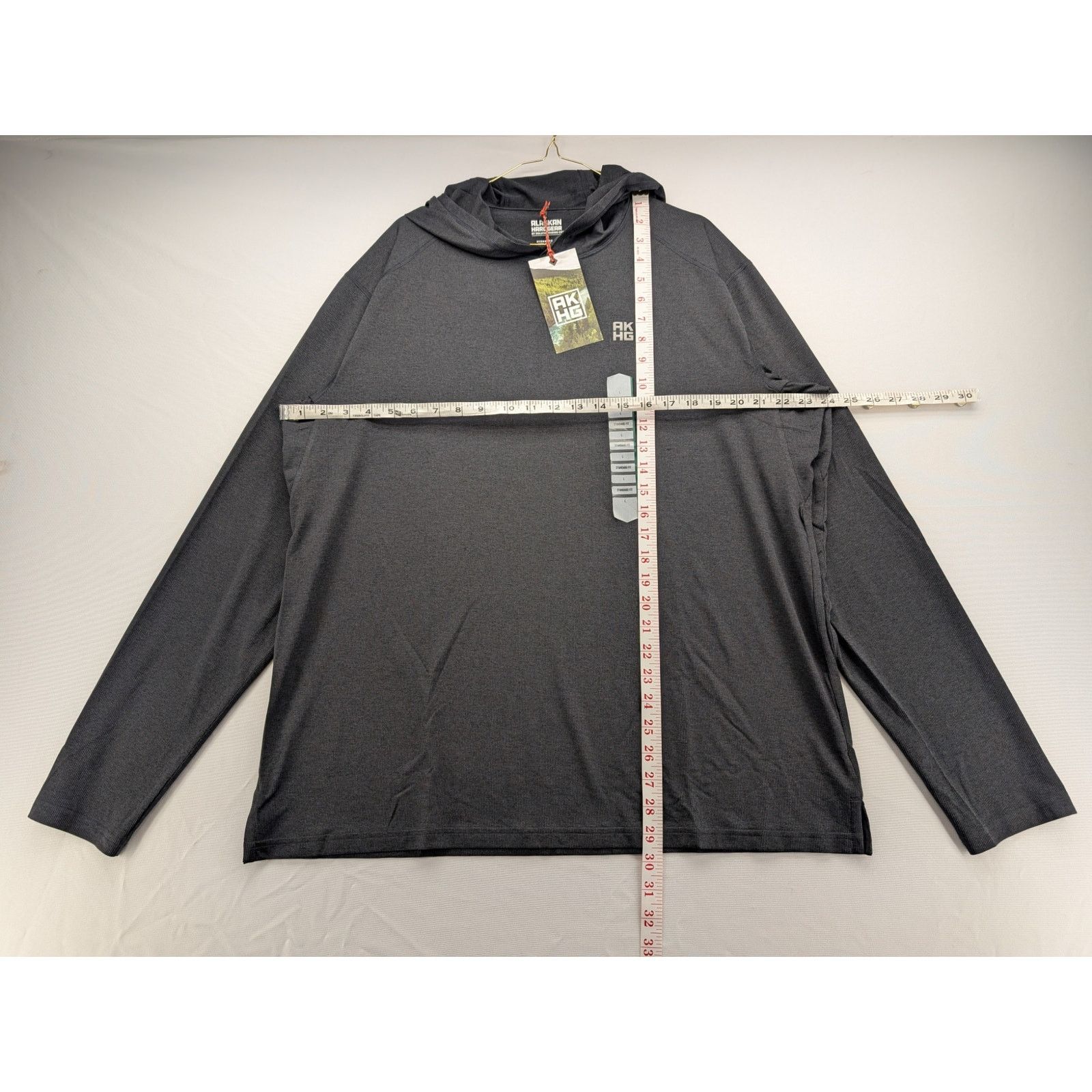 Other NWT Men's AKHG Tun-Dry Standard Fit Hoodie in Black sz Large Size US L / EU 52-54 / 3 - 5 Thumbnail