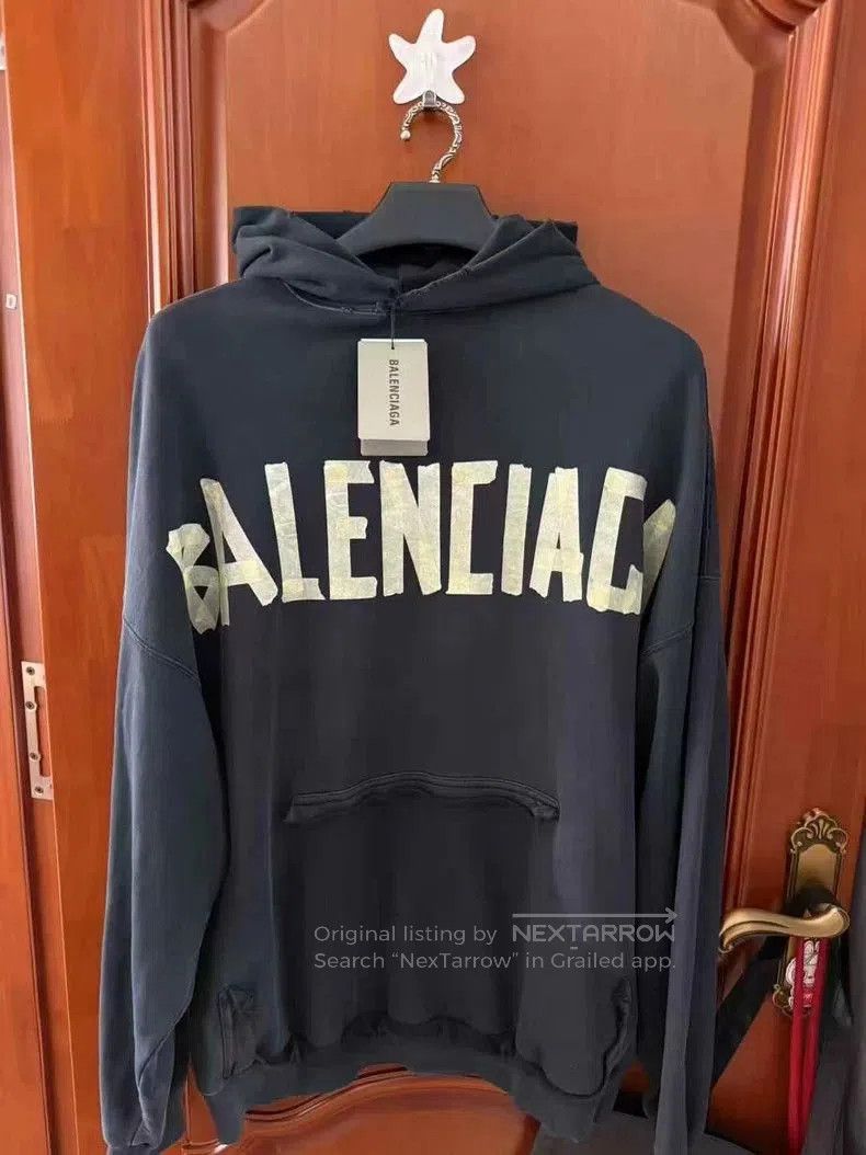 Balenciaga Tape Hoodie Size 3.