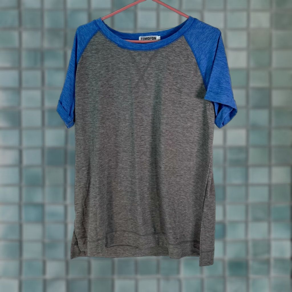 Vintage Temofon Womens Short Sleeves Crew Neck Pullover Heather Gray T Shirt XL Casual Basic Regular Size Gray Size XL / US 12-14 / IT 48-50 - 1 Thumbnail