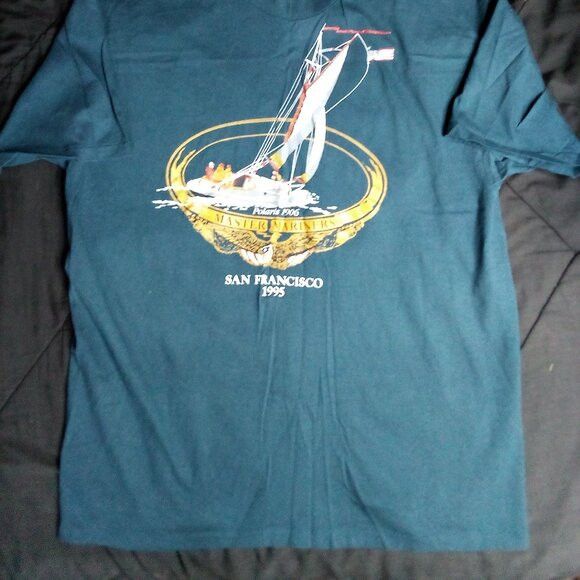 Hanes Vintage Master Mariners San Francisco 1995 T-Shirt Size US XL / EU 56 / 4 - 3 Thumbnail