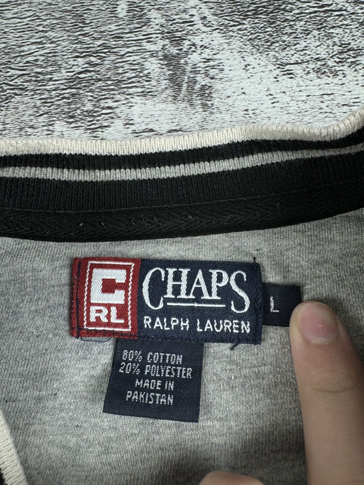 Chaps Ralph Lauren Chaps Ralph Lauren USA Relaxed 90S Big Logo Sweatshirt Hoodie Size US L / EU 52-54 / 3 - 7 Thumbnail
