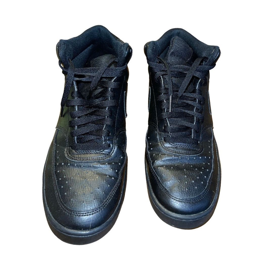 Nike Nike Court Vision Mid Sneakers Tripple Black 10.5 Athletic Size US 9.5 / EU 42-43 - 2 Thumbnail