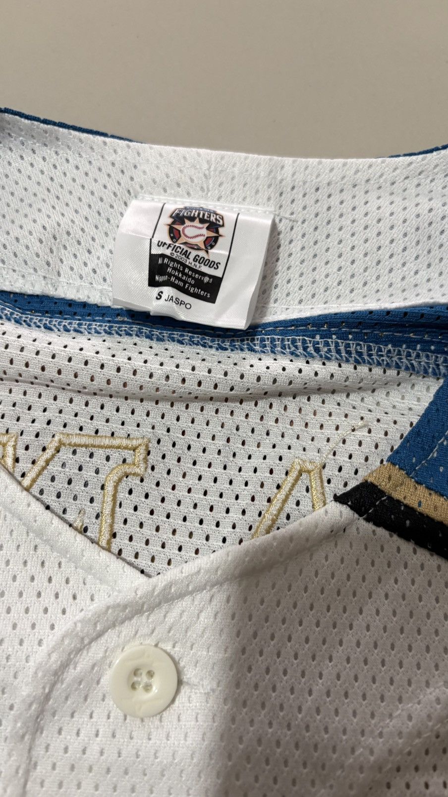 Japanese Brand Hokkaido Nippon Ham Fighters Japan Baseball Jersey #37 Yano Size US S / EU 44-46 / 1 - 4 Thumbnail