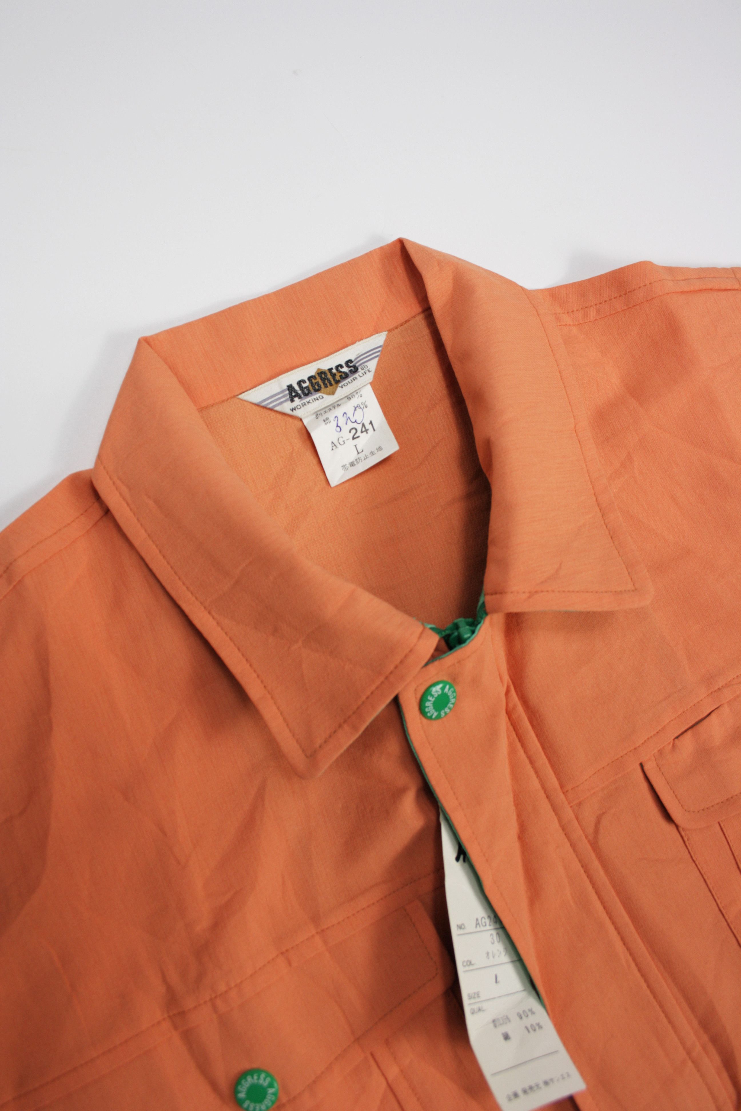 Japanese Brand × Vintage Aggress Y2K Vintage Japanese Workwear Utility Jacket Shirt Size US M / EU 48-50 / 2 - 7 Thumbnail