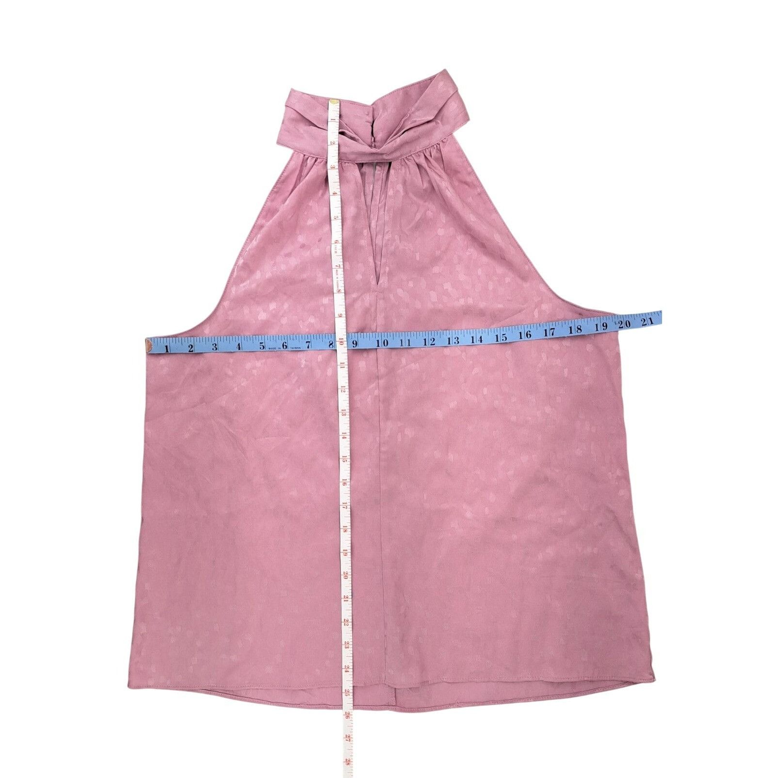 Worthington Worthington Women Pink Sleeveless Halter Neck Top Subtle Size M / US 6-8 / IT 42-44 - 8 Thumbnail