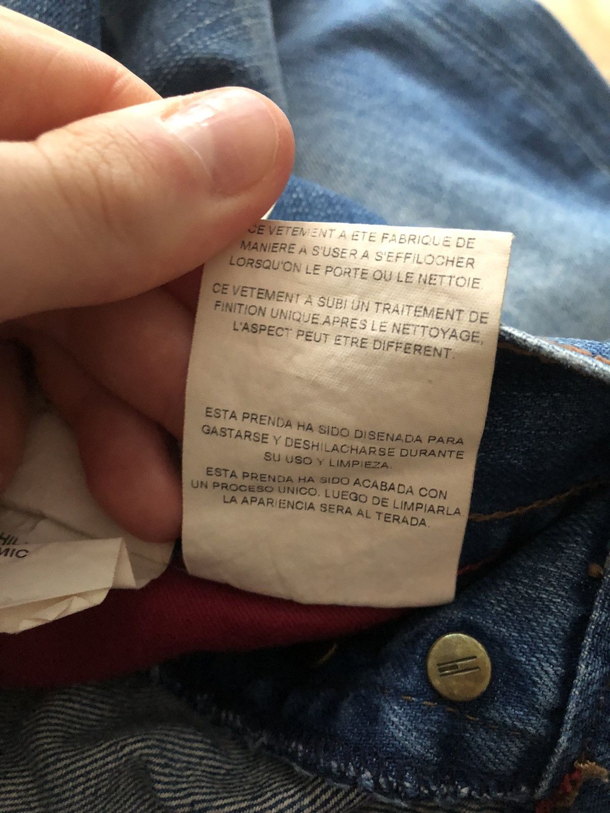 Tommy Hilfiger TOMMY HILFIGER DENIM WILSON REGULAR FIT JEANS PANTS Size US 30 / EU 46 - 12 Thumbnail