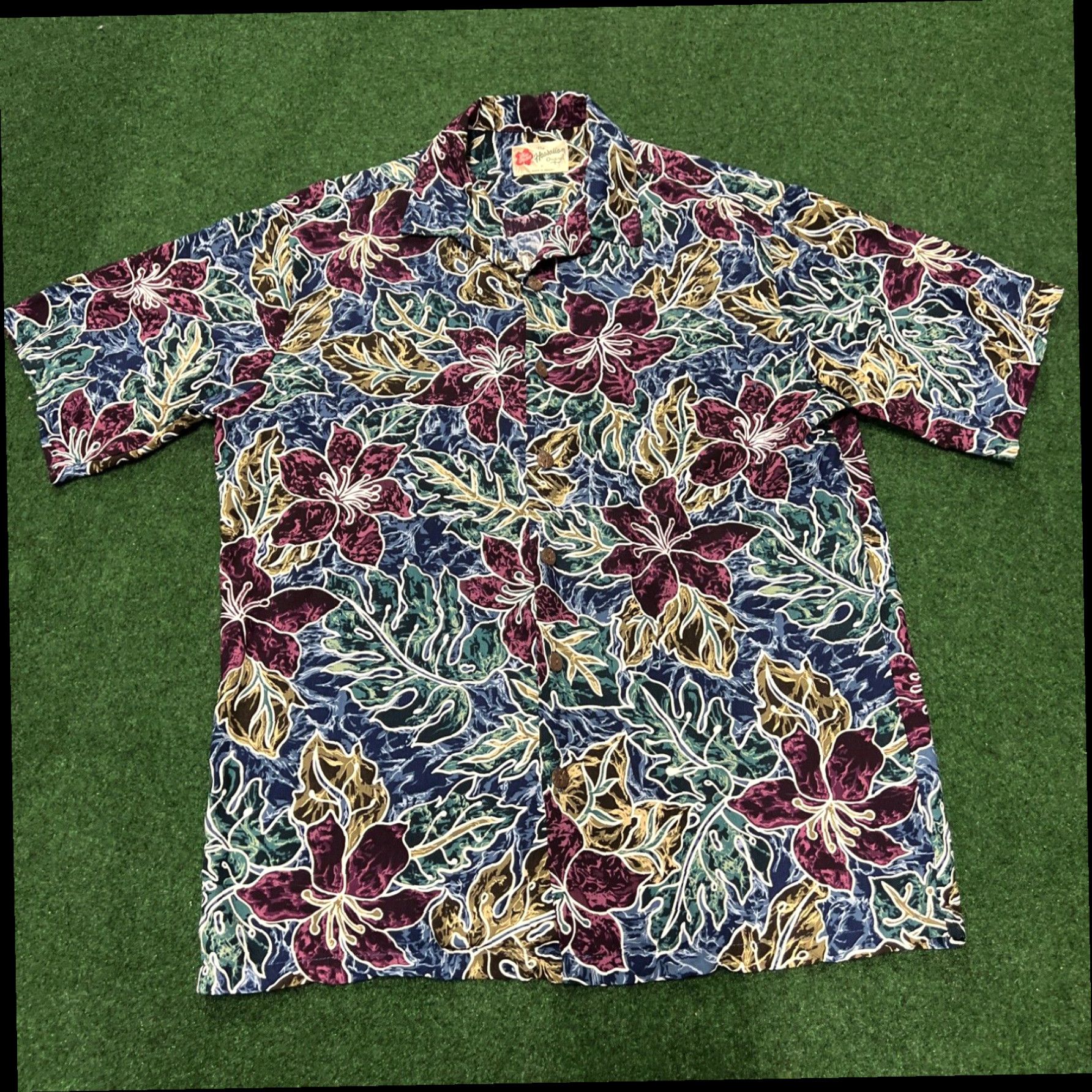 Hilo Hattie HILO HATTIE HAWAIIAN Shirt, M Vintage 90s Made In Hawaii Beach Summer Size US M / EU 48-50 / 2 - 1 Thumbnail