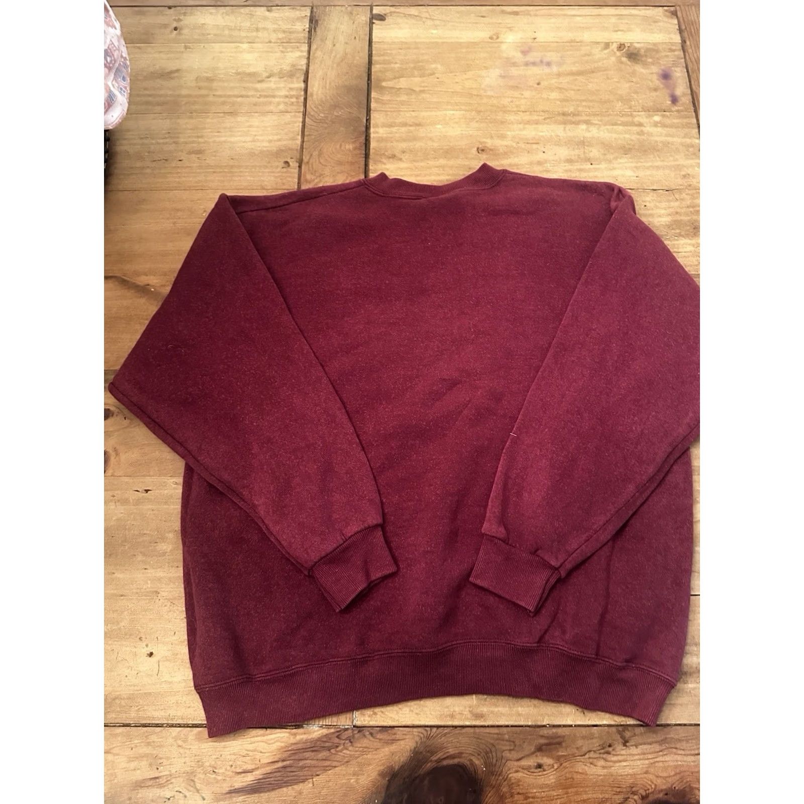 Lee VINTAGE Sweatshirt Lee Sport Burgundy XL Mens Crewneck 90s Made In USA Size US XL / EU 56 / 4 - 4 Thumbnail
