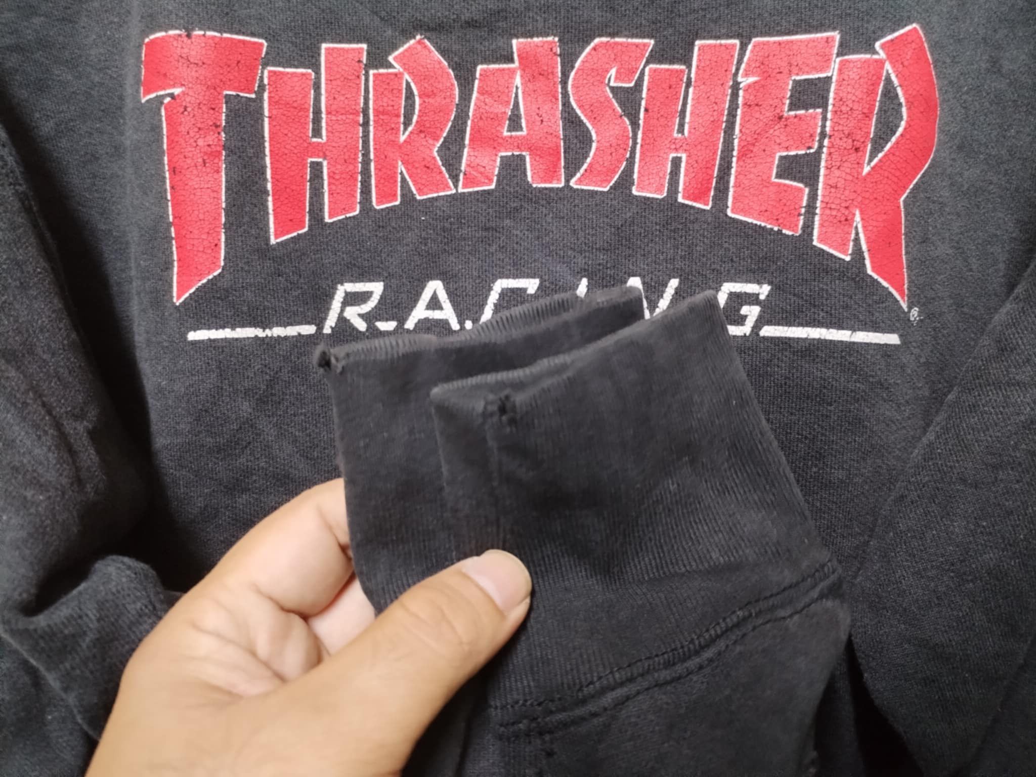 Thrasher × Vintage 🔻VINTAGE DISTRESSED THRASHER VERY RARE 🔻 Size US M / EU 48-50 / 2 - 5 Thumbnail
